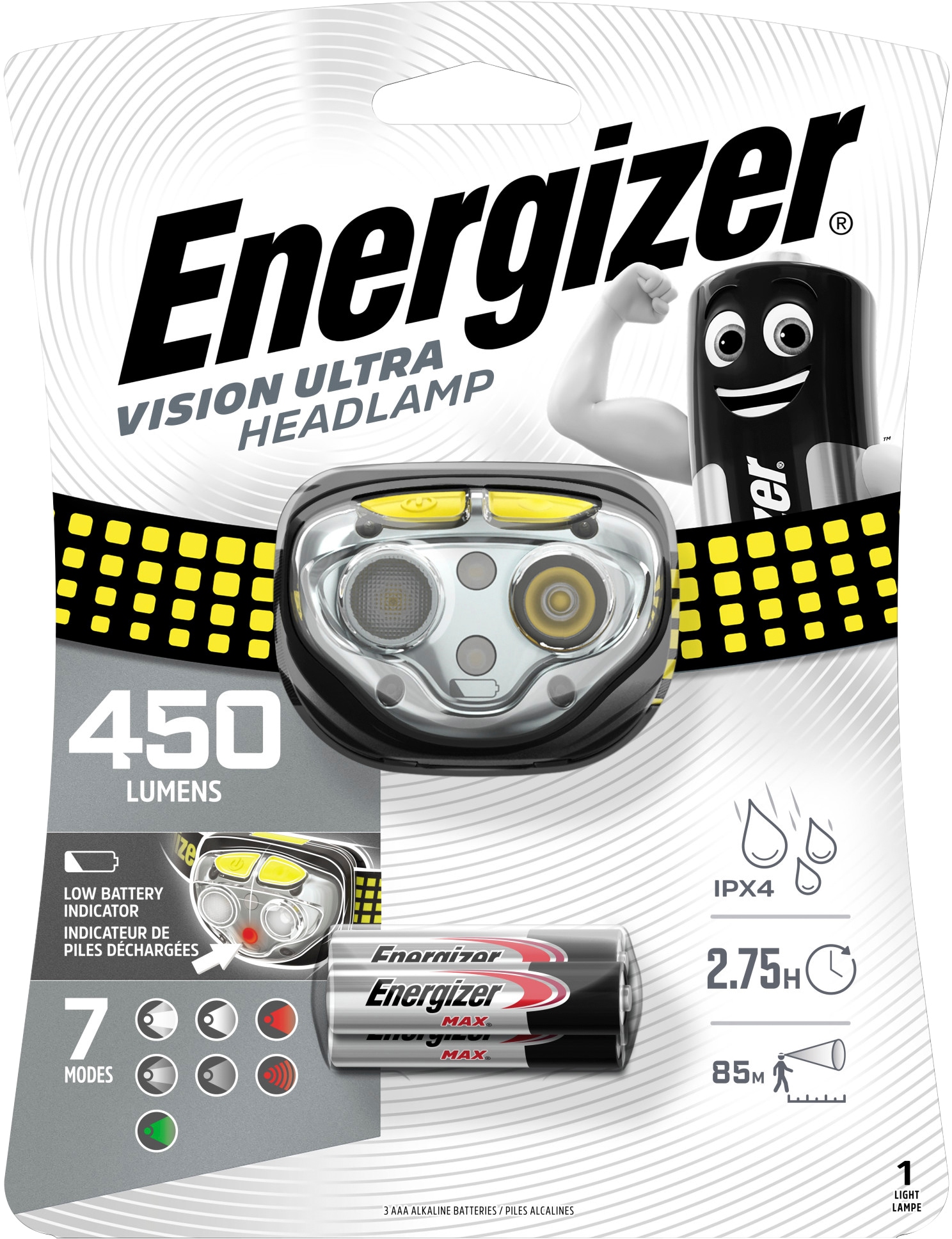 Energizer LED Stirnlampe »Vision Ultra 450 Lumen«