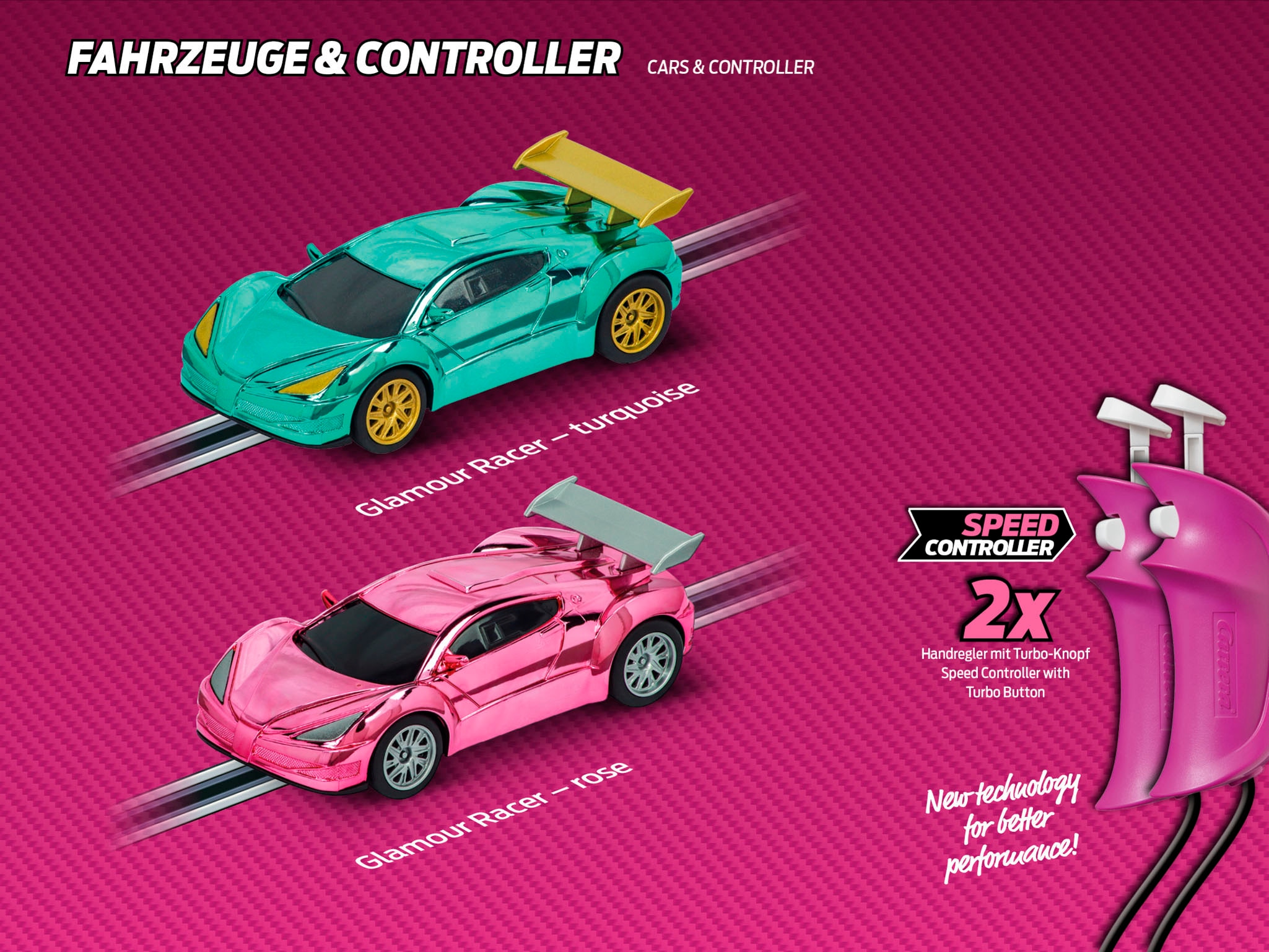Carrera® Autorennbahn »Carrera GO!!! - Glamour Racing«