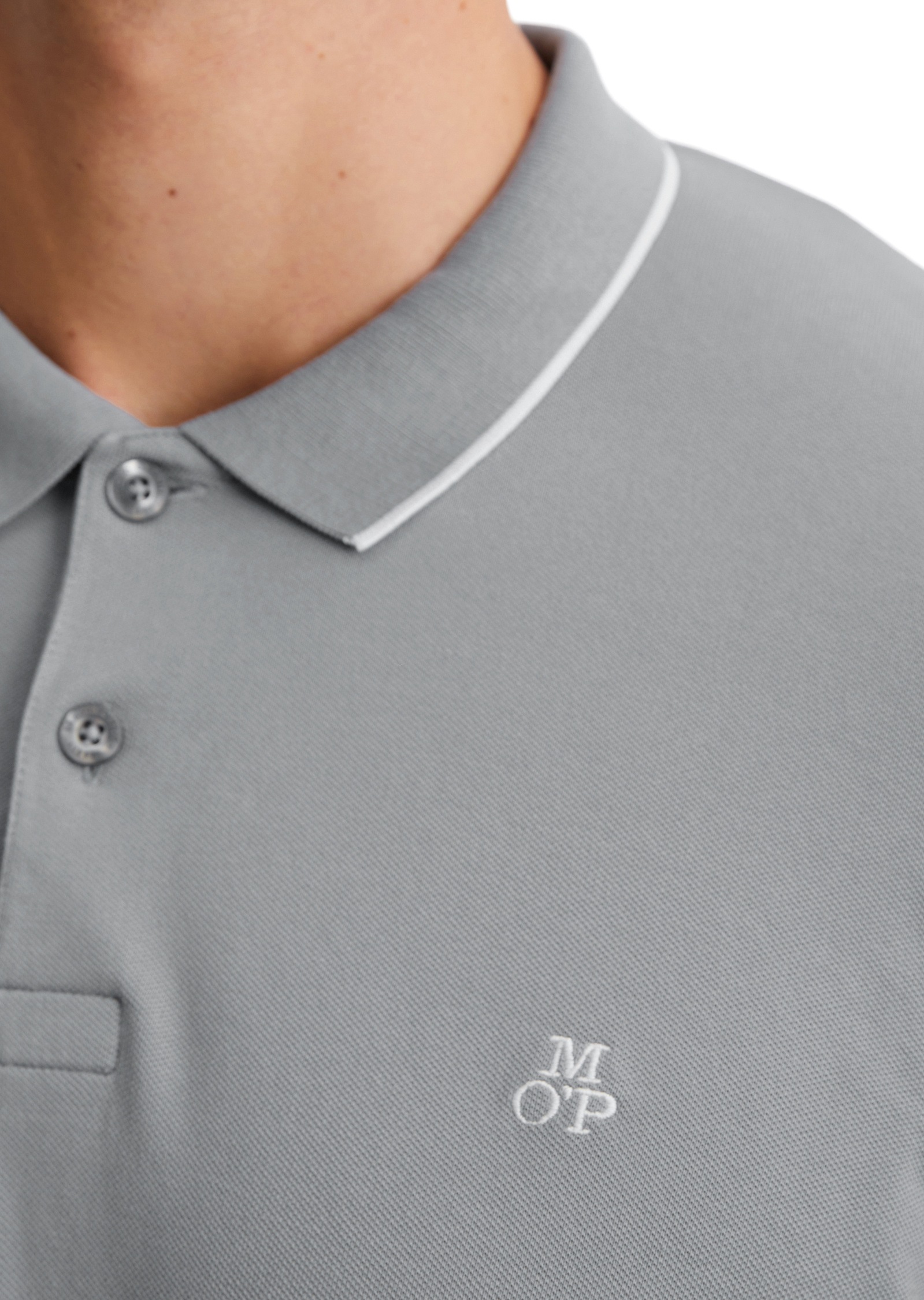 Marc O'Polo Poloshirt »aus Bio-Baumwoll-Mix«