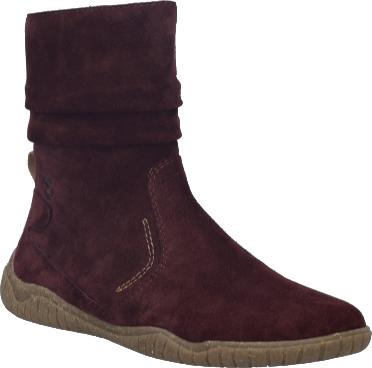 Josef Seibel Barfußschuh "Wynona 13" Stiefelette, Boots mit slouchy Falten am Schaft, Weite G