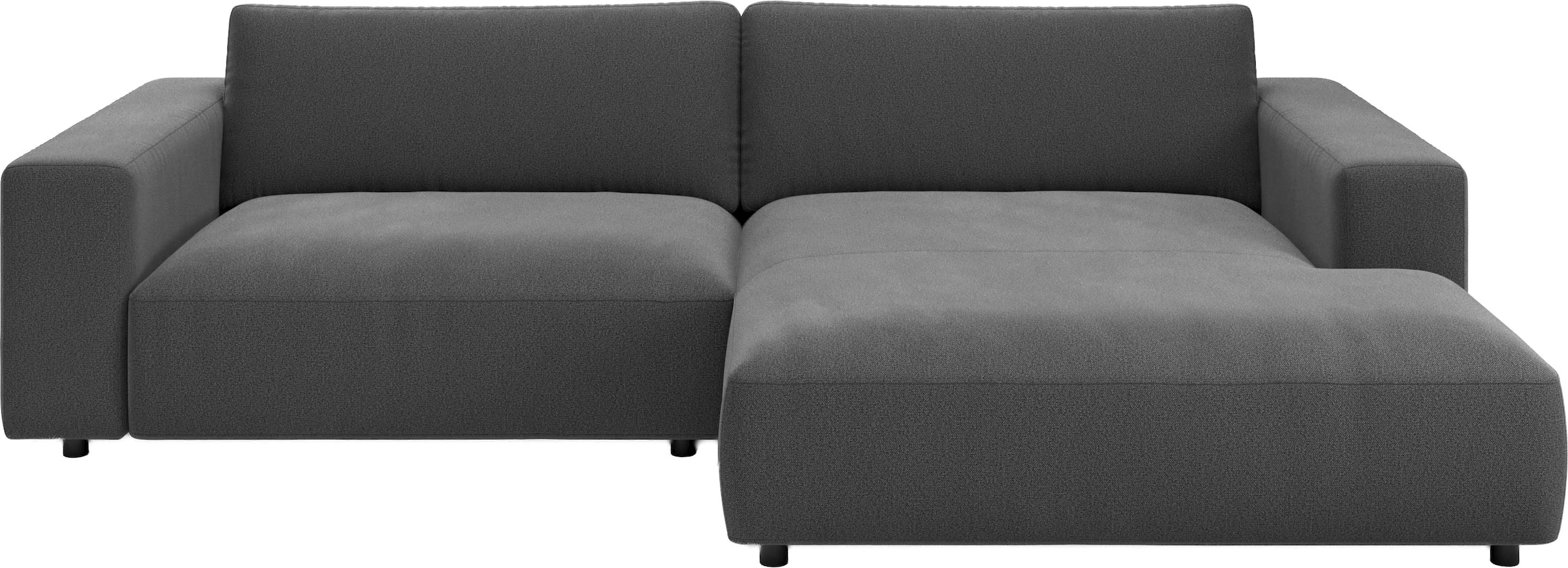 Musterring Ecksofa "MR LUCIA, Charakterstarker Lounge-Komfort von Musterring" XXL-Longchair, erstklassige Kammerkissen & zeitloser Look