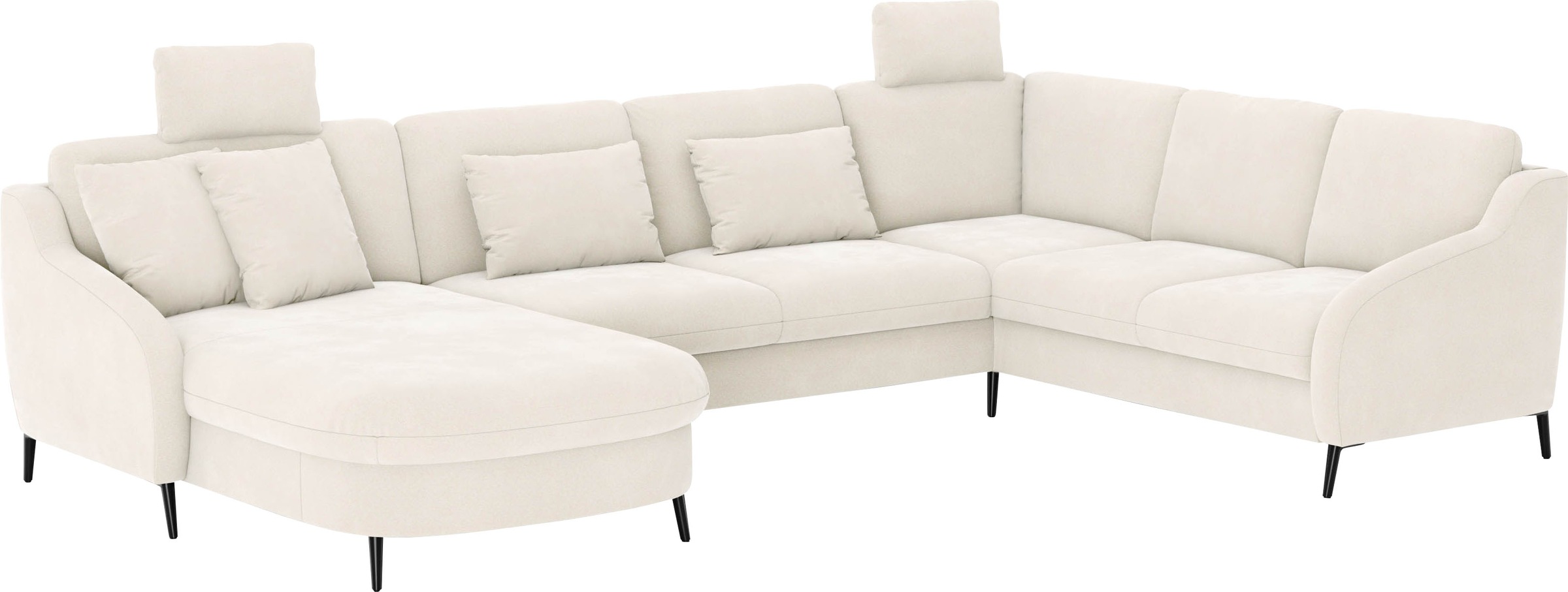 sit&more Wohnlandschaft »Soul U-Form«, wahlweise mit Bettfunktion und Bettkasten oder Schubkasten