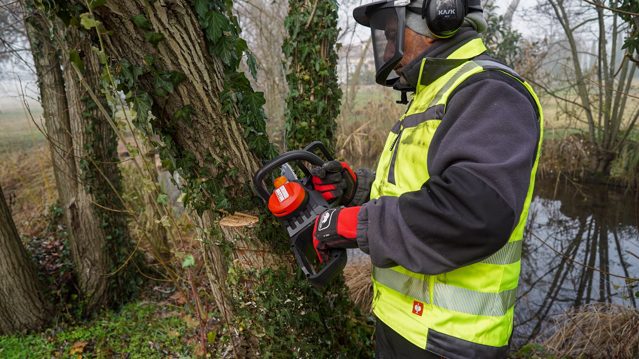 Worx Akku-Kettensäge »WG350E.9 Nitro Profi«, leistungsstarke Holzsäge, 10m/s, ohne Akku und Ladegerät