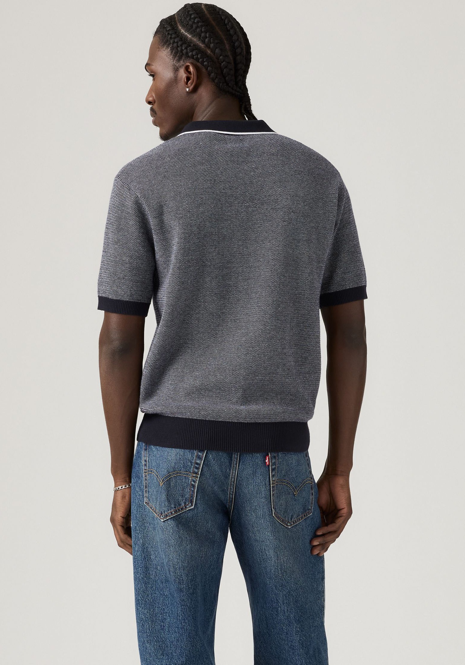 Thumbnail - Levis Poloshirt "LV POLO SKIPPER KNIT MULTI-COLOR" Kragen ohne Verschluss