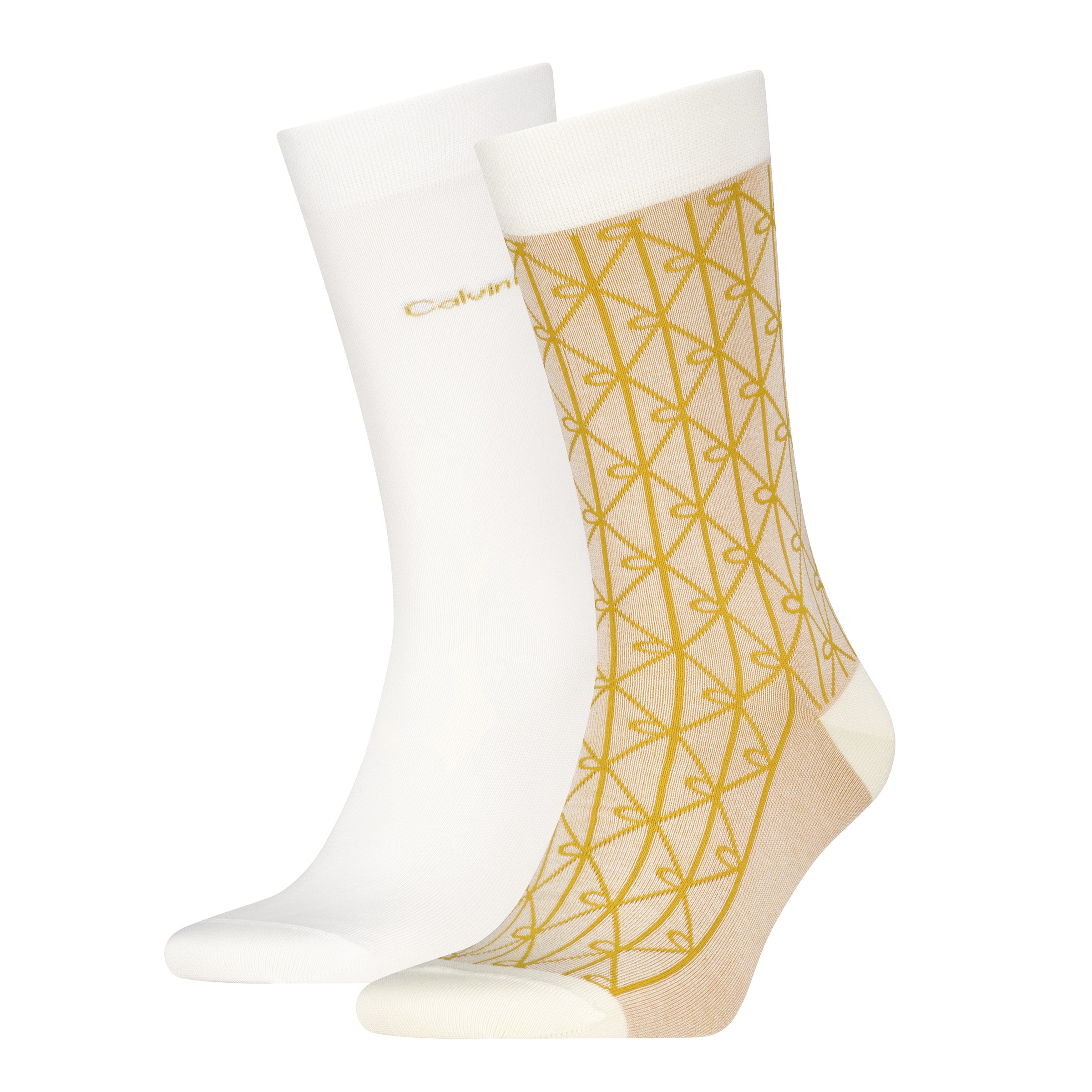 Calvin Klein Socken "CK MEN SOCK EMBLEM AOP" 2 Paar, mit Komfort-Bund, Cott günstig online kaufen