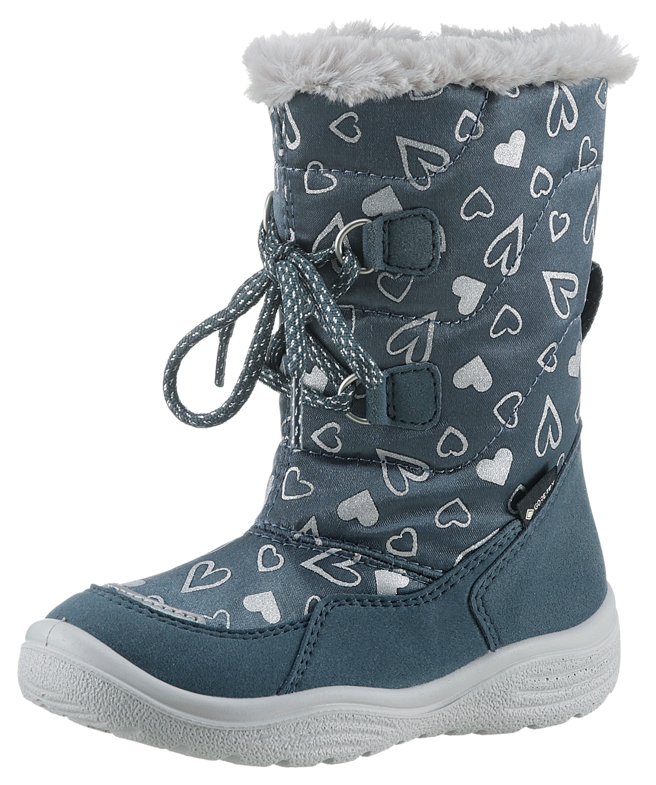 Winterstiefel »CRYSTAL WMS: mittel«, Snowboots, Schnürstiefel, Winterschuh mit Glitzer