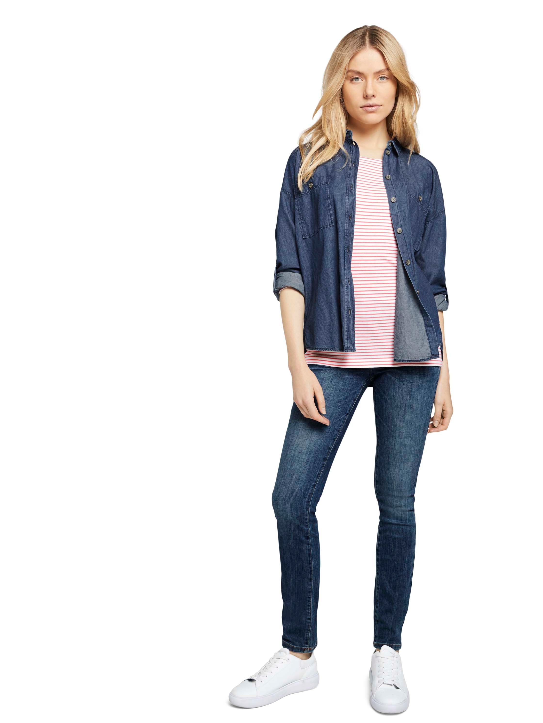TOM TAILOR 3/4-Arm-Shirt, mit Streifenmuster