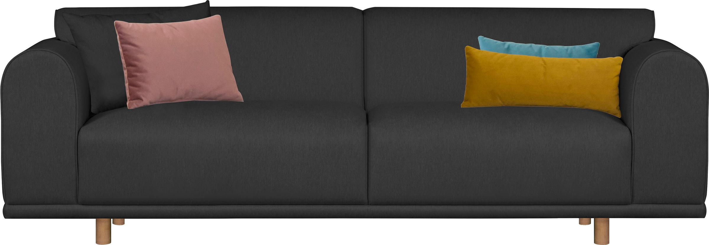 OTTO home 3-Sitzer "Maroon" in skandinavischem Design, mit losen Kissen günstig online kaufen