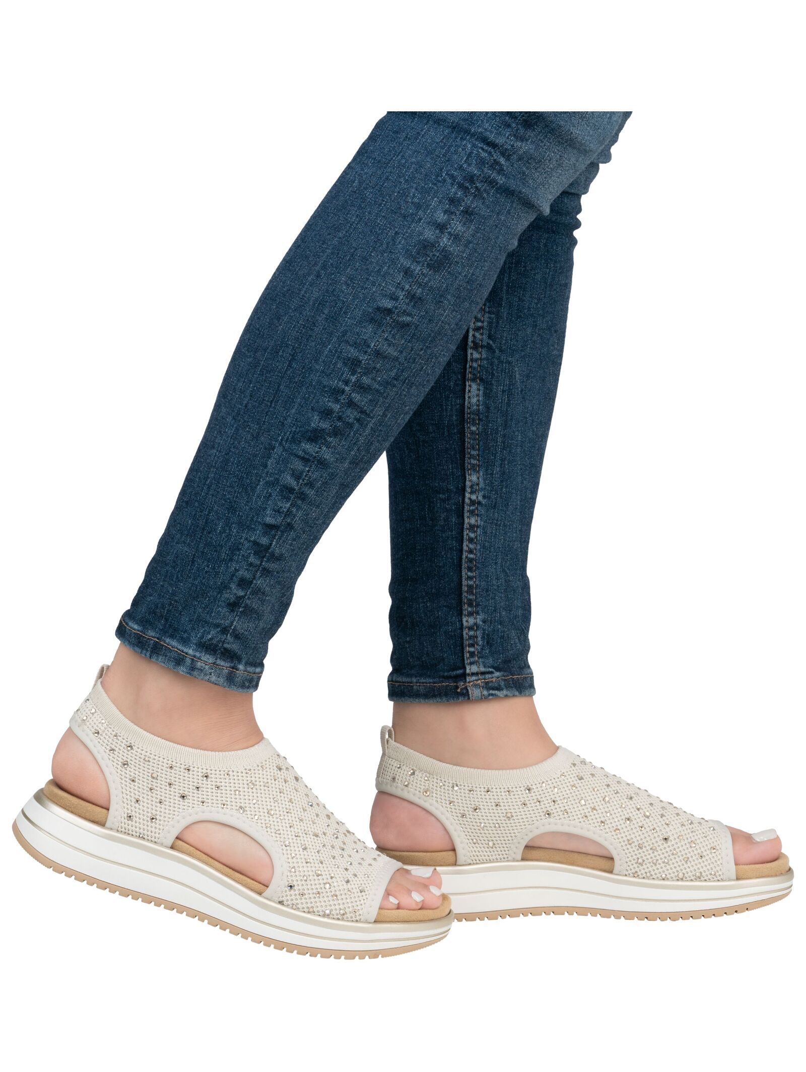 Thumbnail - Remonte Schaftsandalette "Remonte Sandalen Textil"