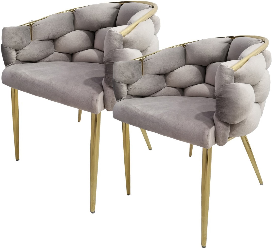 Kayoom "Stuhl Grace 125 2er-Set, Gestell aus Eisen, bequem gepolstert" (Set günstig online kaufen