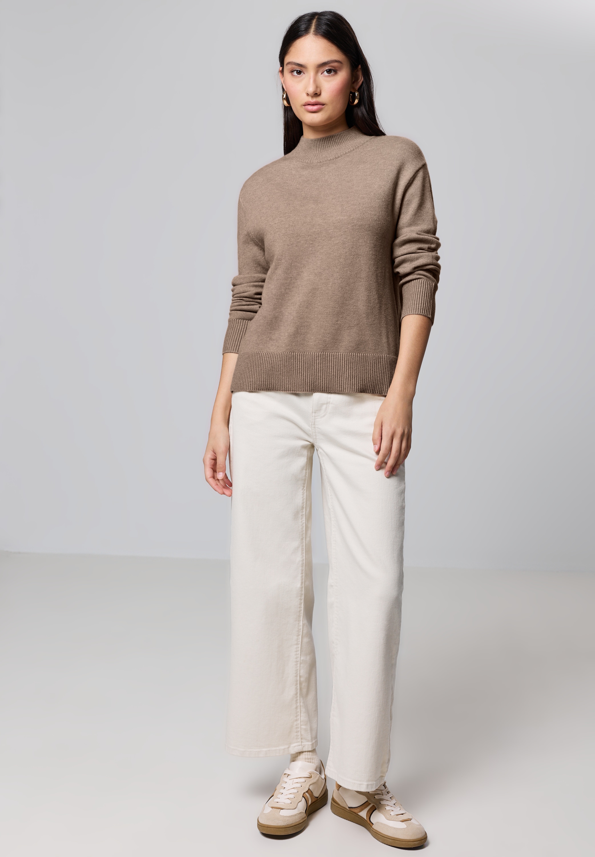STREET ONE STUDIO Strickpullover, Feinstrick