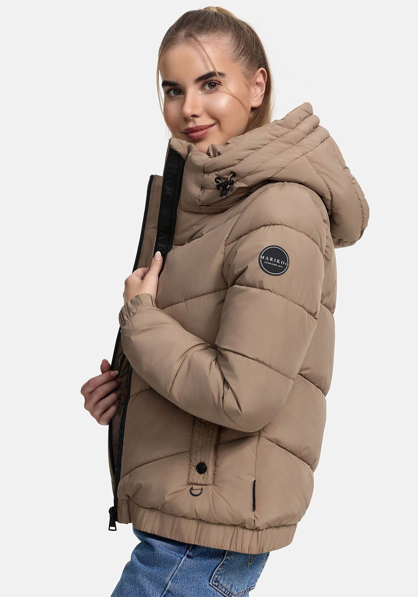 Marikoo Winterjacke »Nayanaa« mit abnehmbarer Kapuze