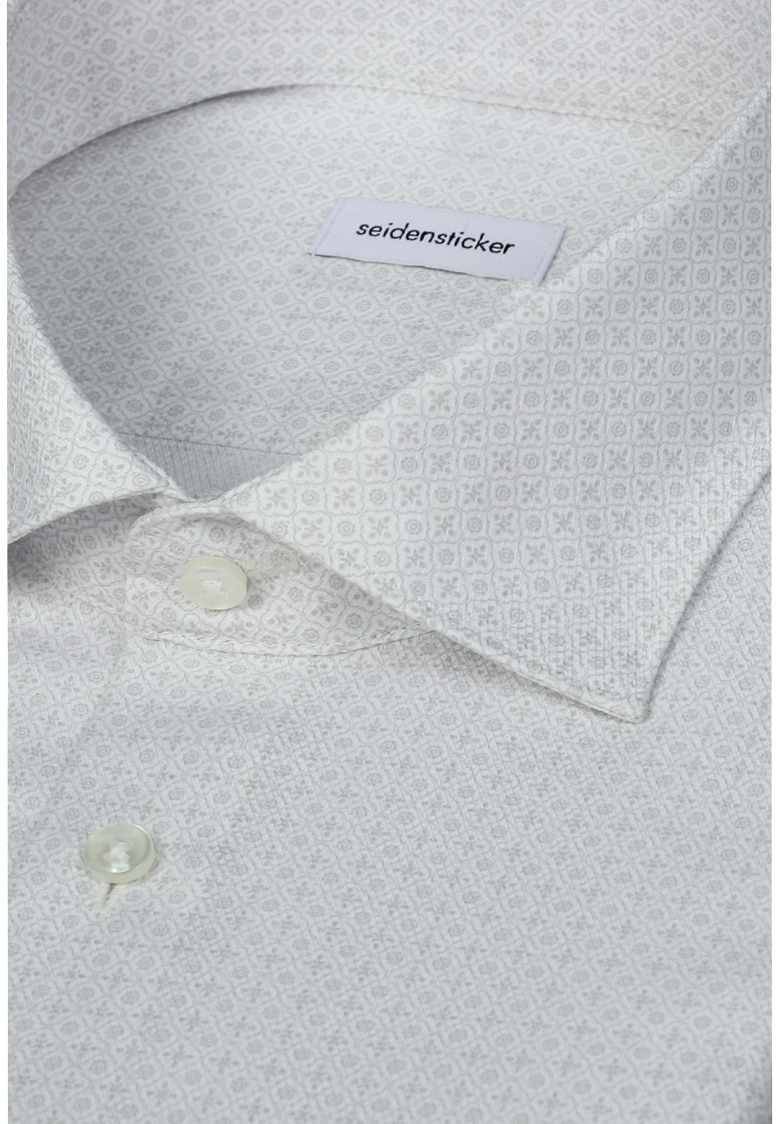 seidensticker Businesshemd »Schwarze Rose« Shaped 1/1 Kentkragen Druck