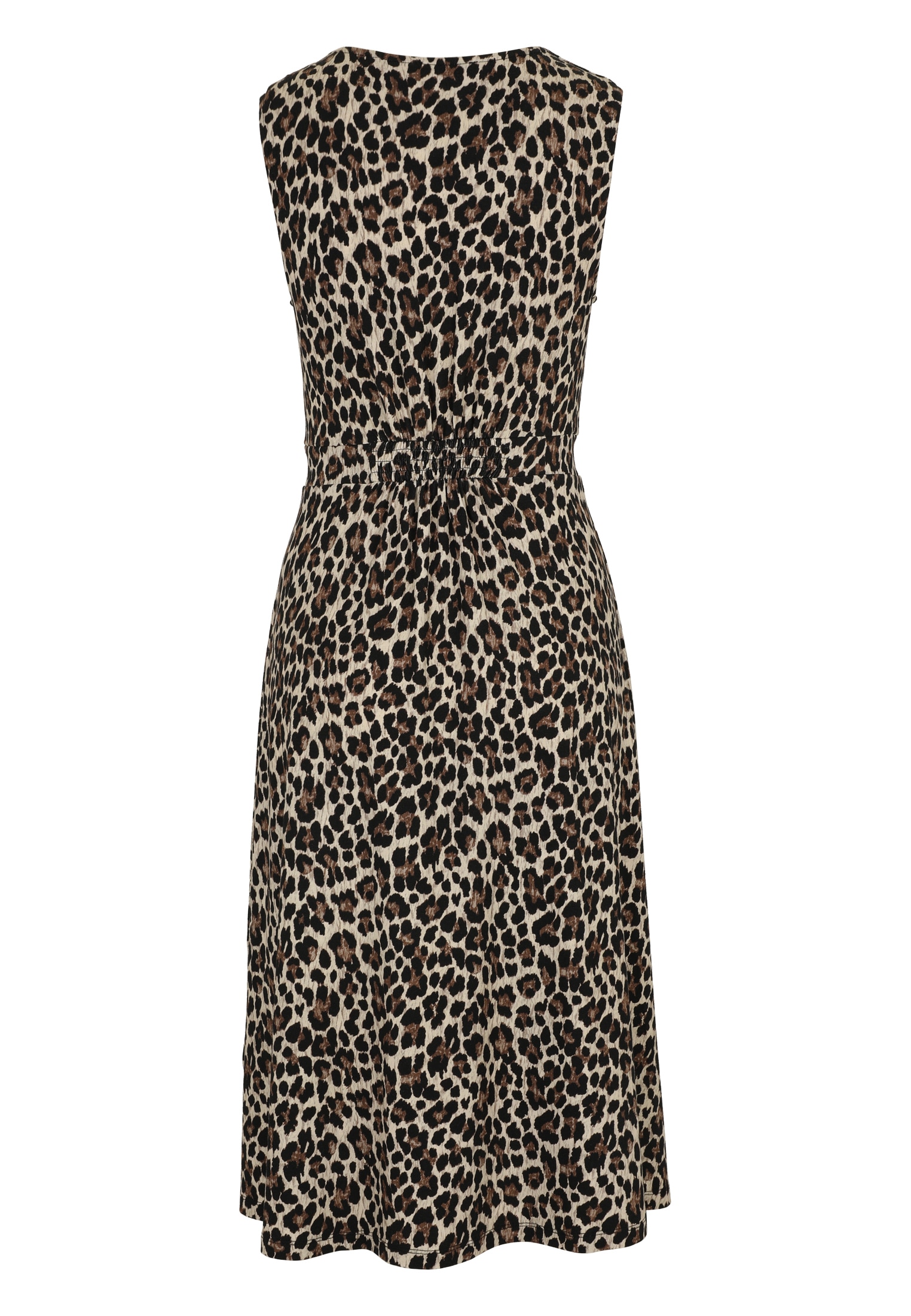 Zero Jerseykleid »zero Jerseykleid mit Leo-Muster«, drapiert /gerafft