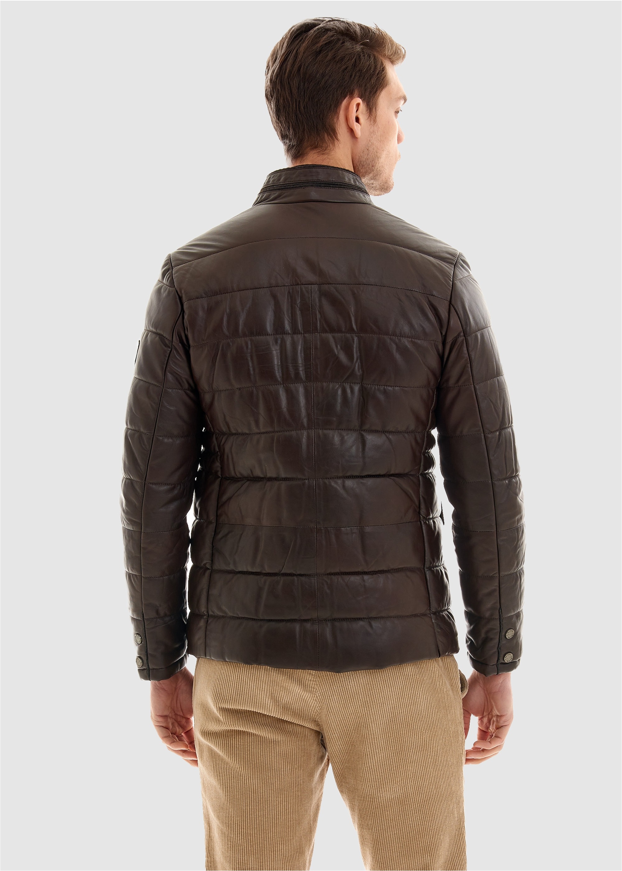 Pierre Cardin Lederjacke, in tollem Stepp-Design