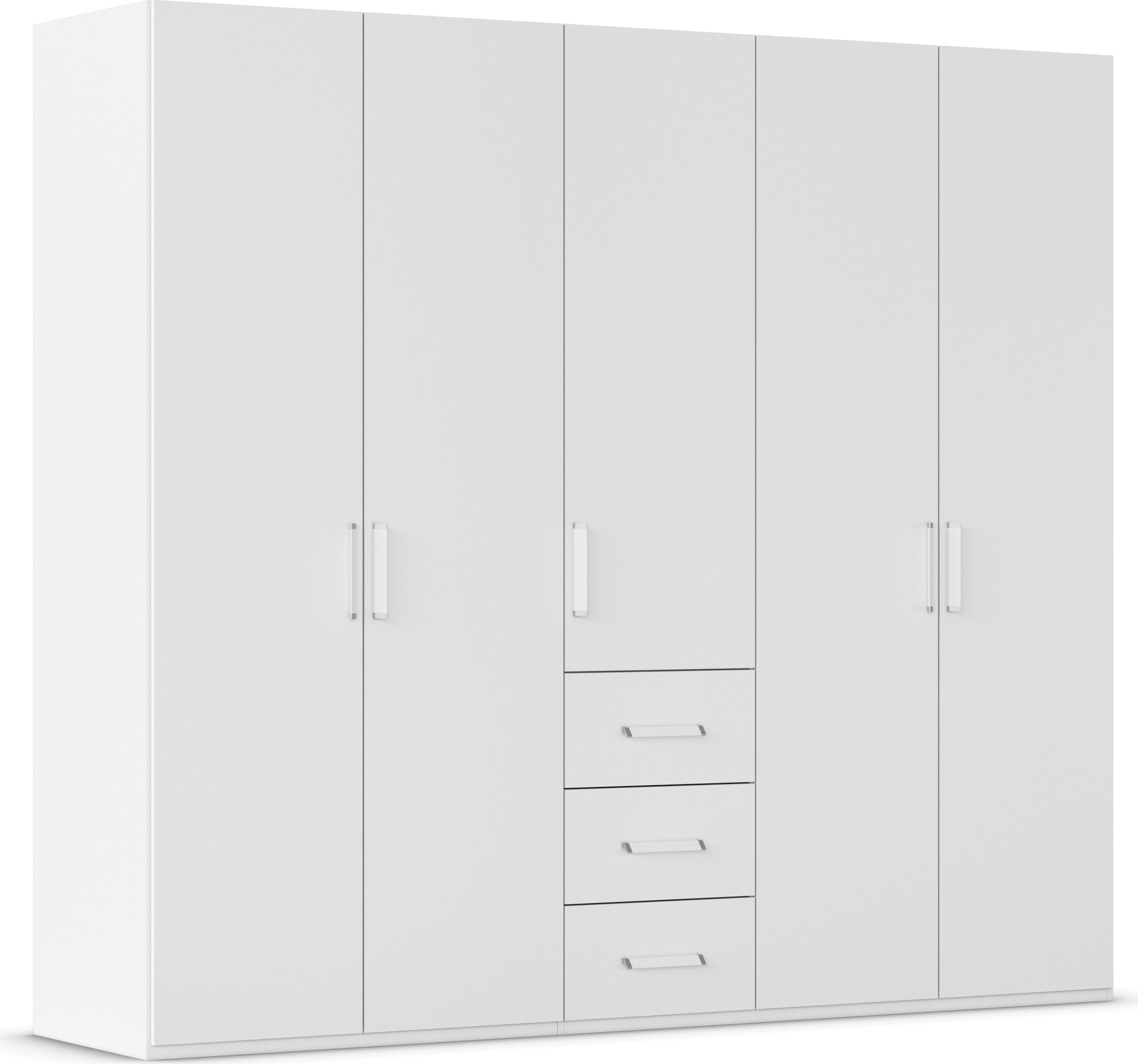 rauch Drehtürenschrank "Kleiderschrank Schrank Garderobe Schlafzimmerschrank EVELYN" in 2 Höhen 197 oder 210 cm erhältlich, inkl. SOFT-CLOSE-FUNKTION, in elegantem Stil mit Schubladen 3 Breiten und 2 Höhen MADE IN GERMANY