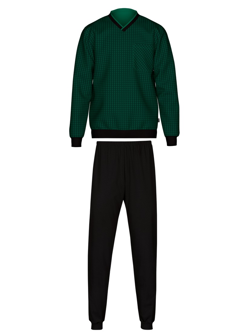 Trigema Schlafanzug "TRIGEMA Pyjama mit Vintage-Muster" 1 tlg. günstig online kaufen