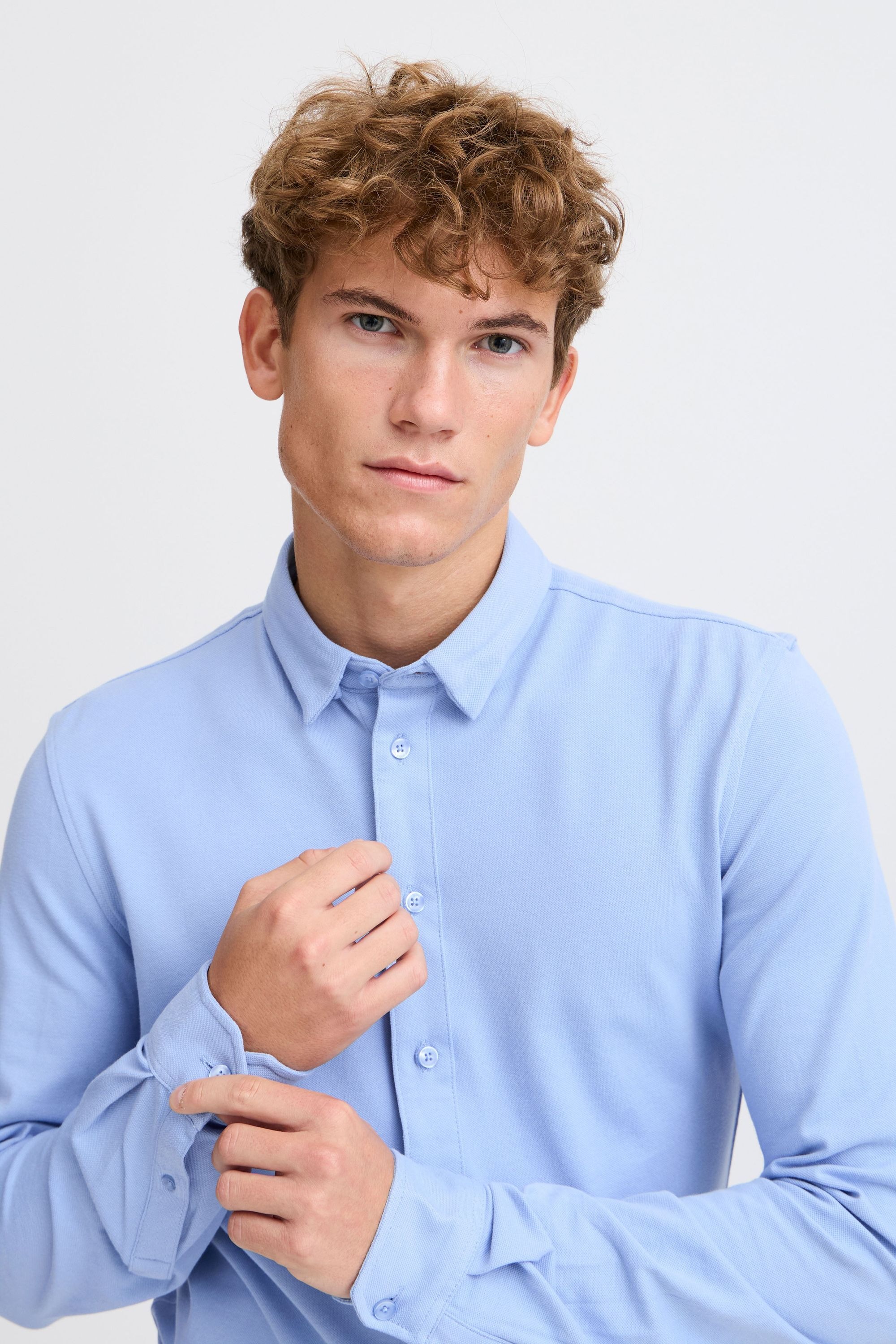 Casual Friday Businesshemd »Businesshemd CFARTHUR LS BU jersey piquet shirt«