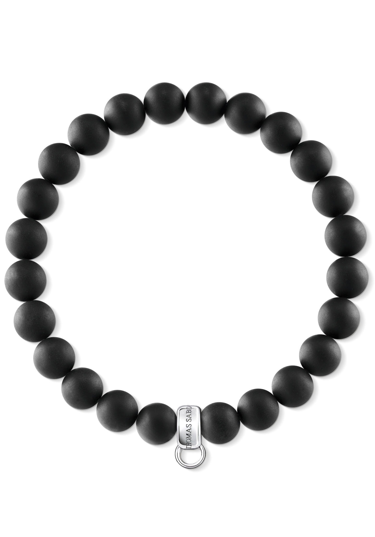 THOMAS SABO Charm-Armband »Schwarz, X0219-023-11-L17,5«, mit Obsidian