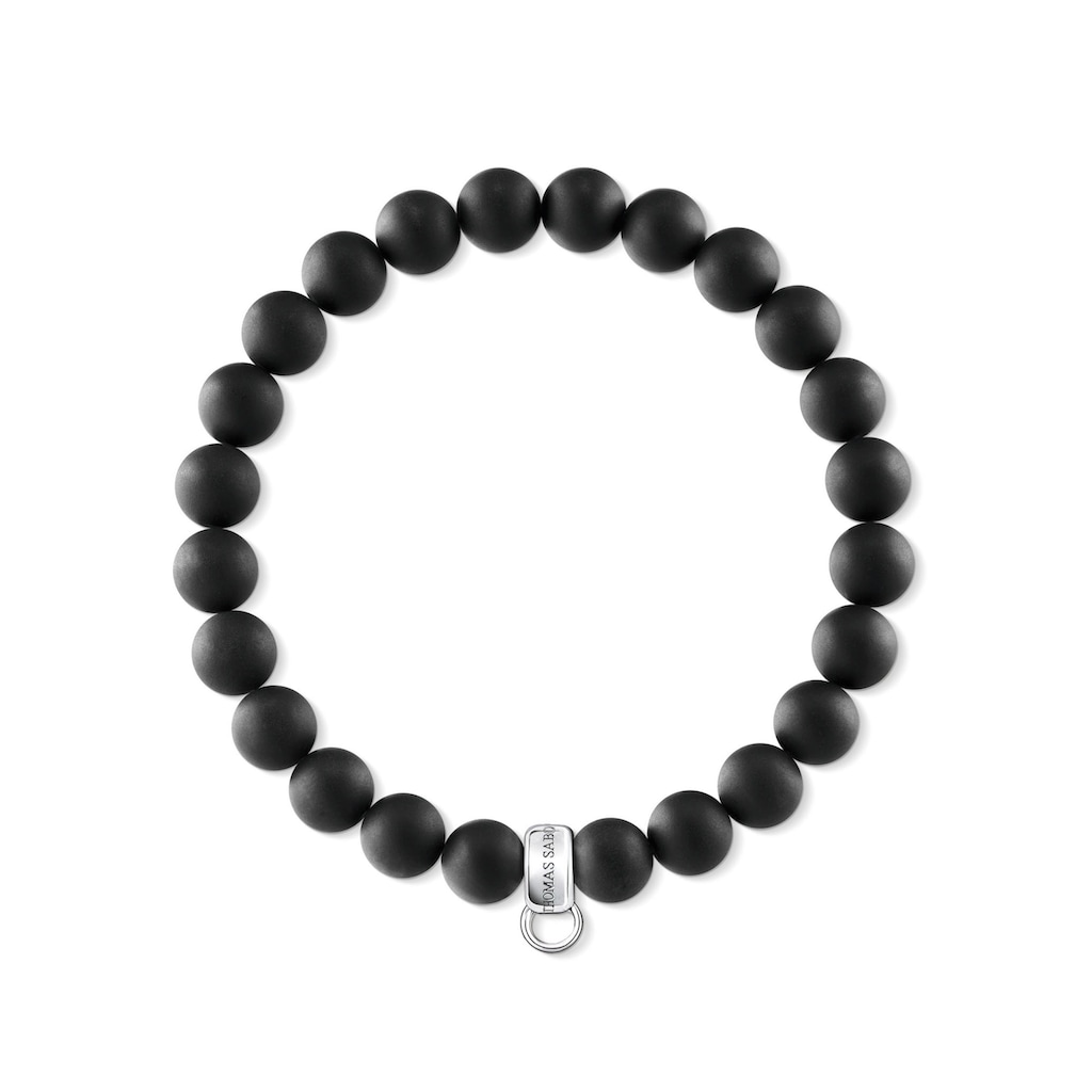 THOMAS SABO Charm-Armband »Schwarz, X0219-023-11-L17,5«, mit Obsidian