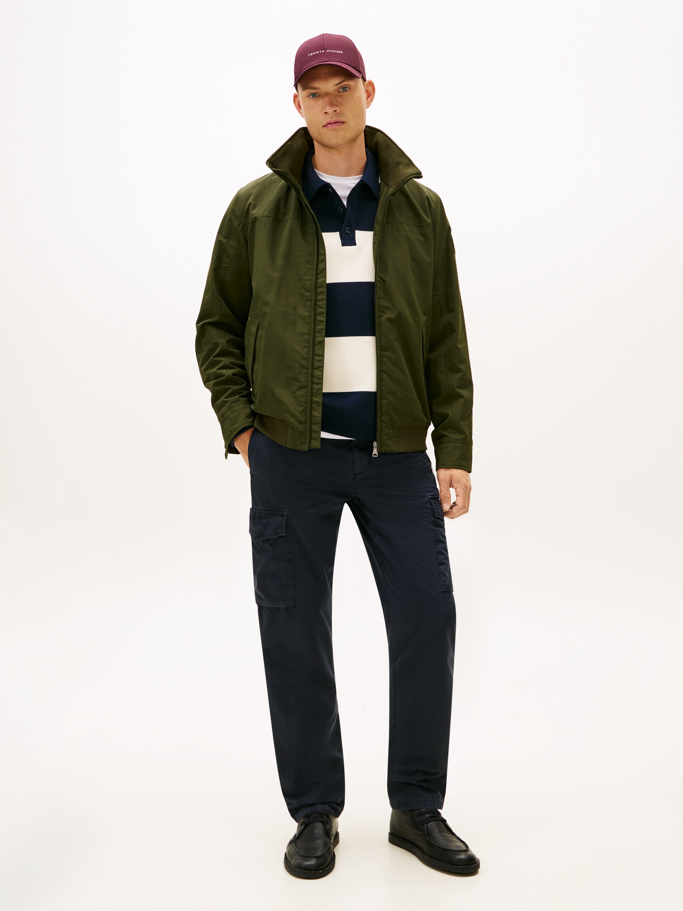 Tommy Hilfiger Cargohose »DENTON LW TWILL«, Straight Fit, Baumwolle