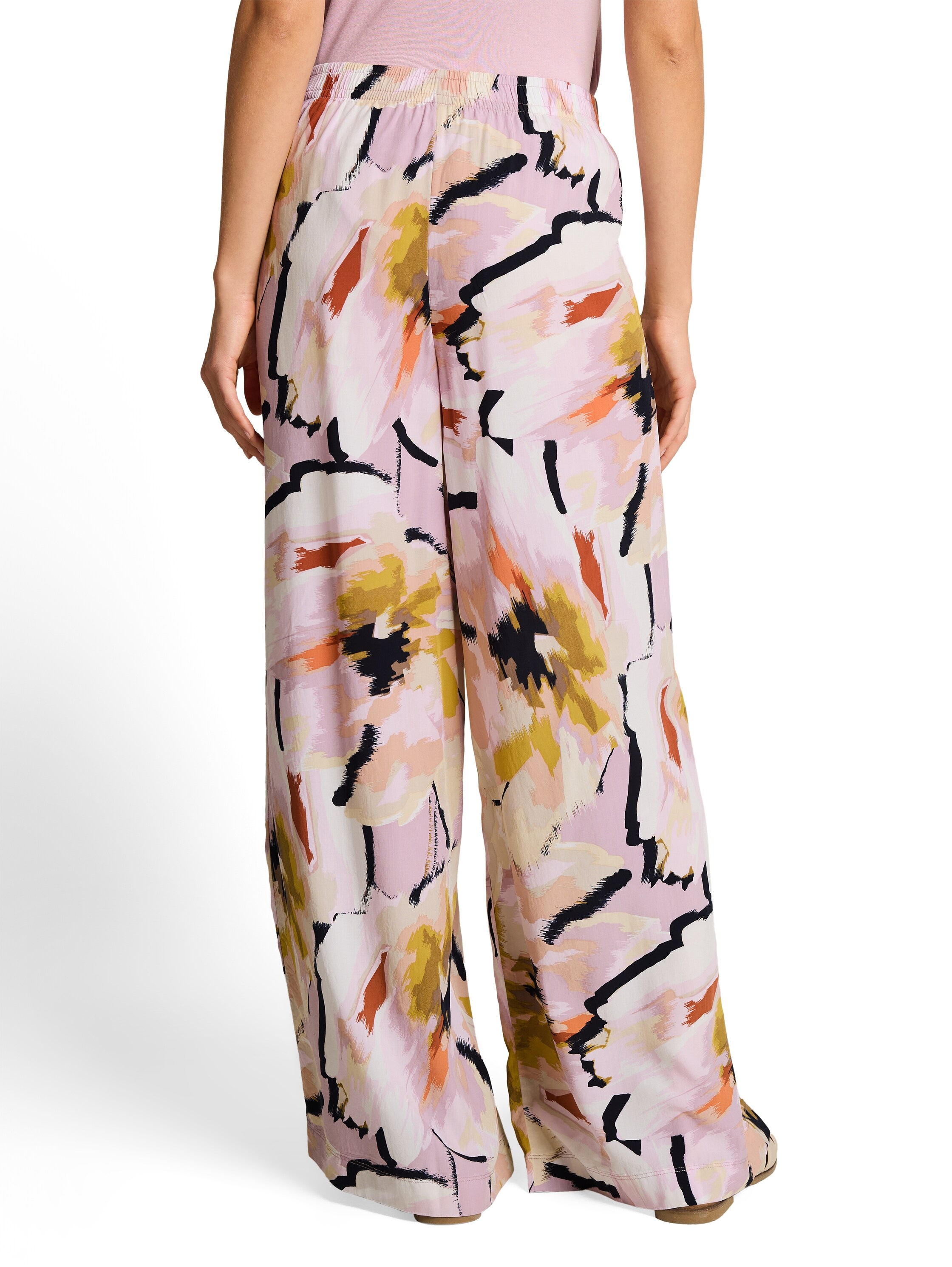 TOM TAILOR Webhose  mit Allover-Muster/weites Bein