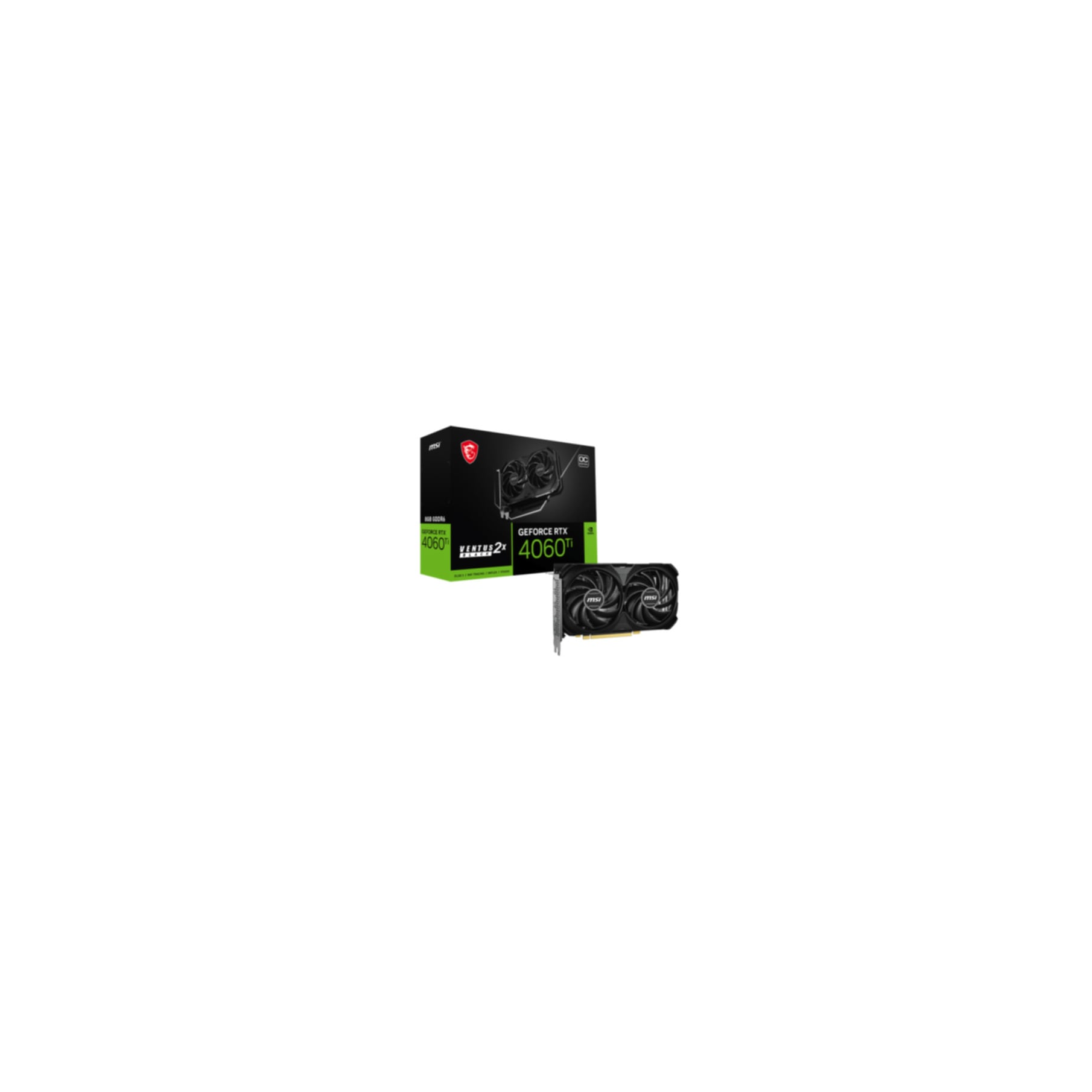 Grafikkarte »GEFORCE RTX 4060 TI VENTUS 2X BLACK 8G OC«