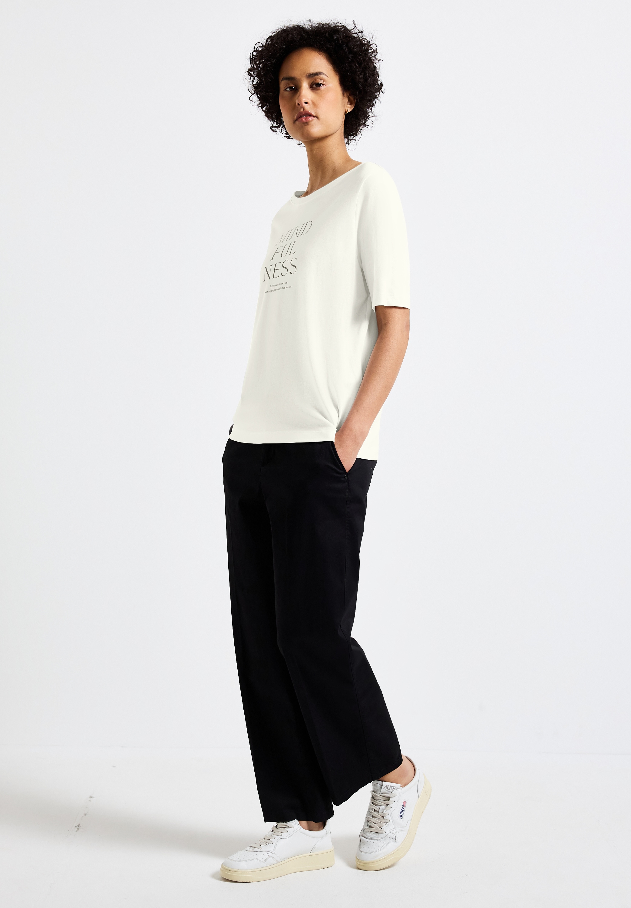STREET ONE Print-Shirt, im soften Baumwoll-Mix