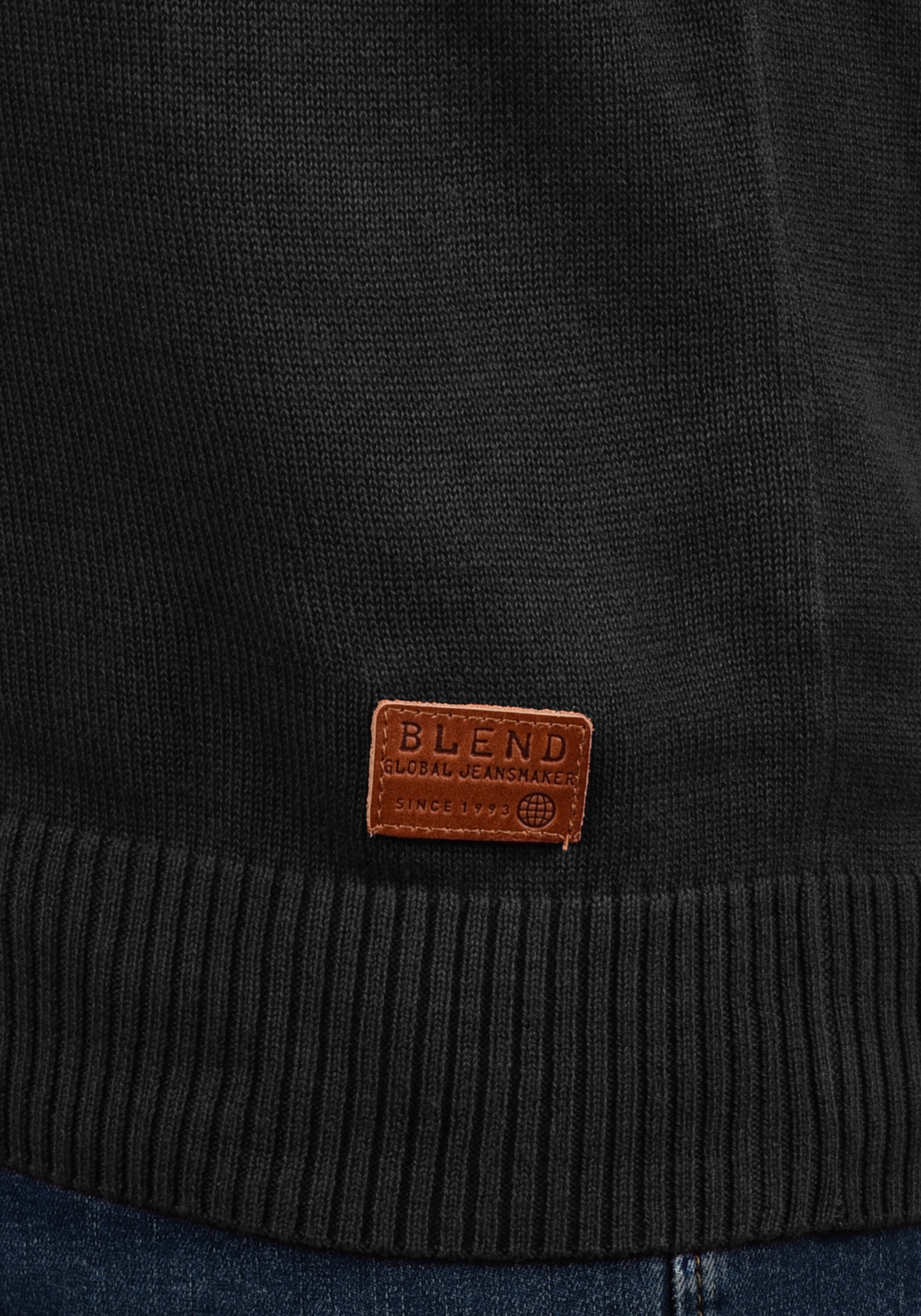 BLEND BHLatif Turtleneck Sweater Black Size L 3