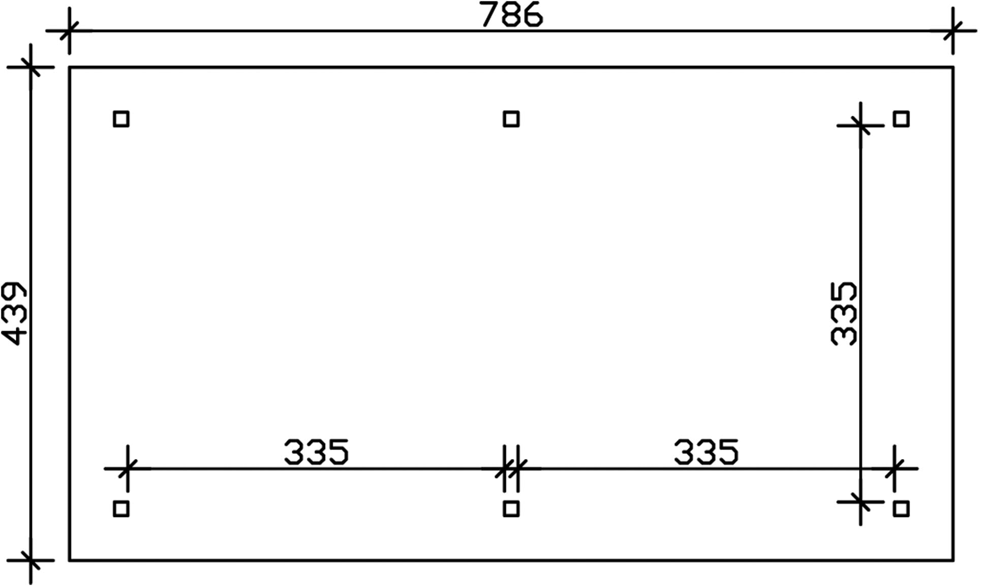Skanholz Holzpavillon »Orleans 2«, Leimholz, 359 x 706 cm
