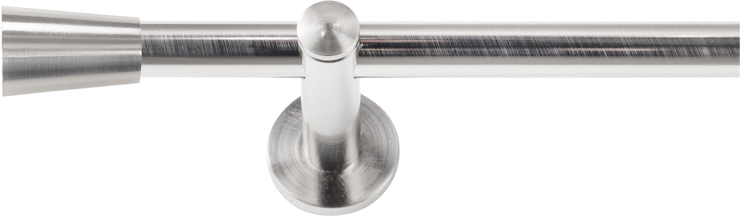 SN DECO GROUP Gardinenstange "Gardinenstange Nizza Ø 19 mm, 1-läufig, Fixmaß, verschraubt" Ø 19 mm Fixmaß;kürzbar