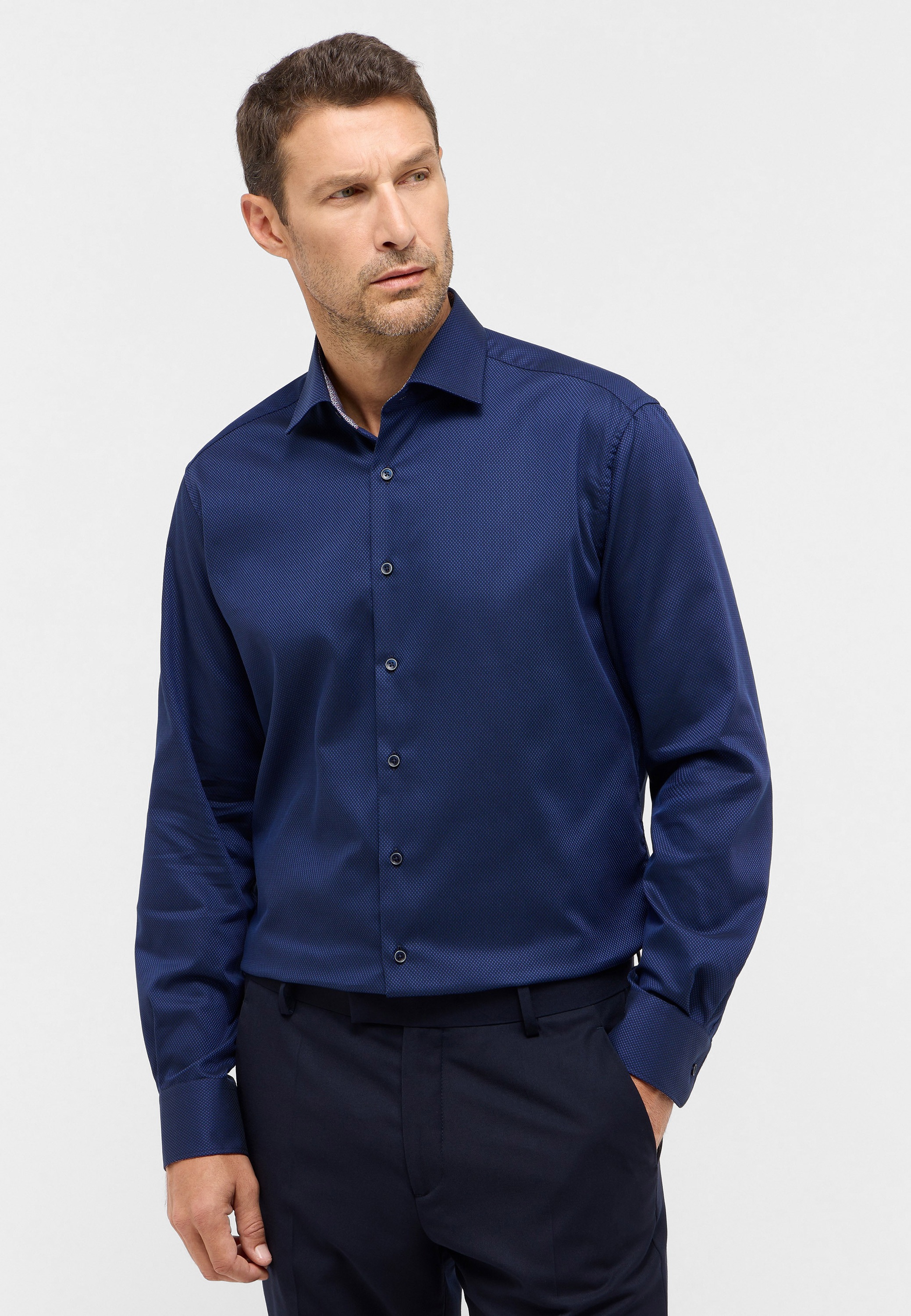 Eterna Langarmhemd "MODERN FIT" NON IRON (bügelfrei) günstig online kaufen