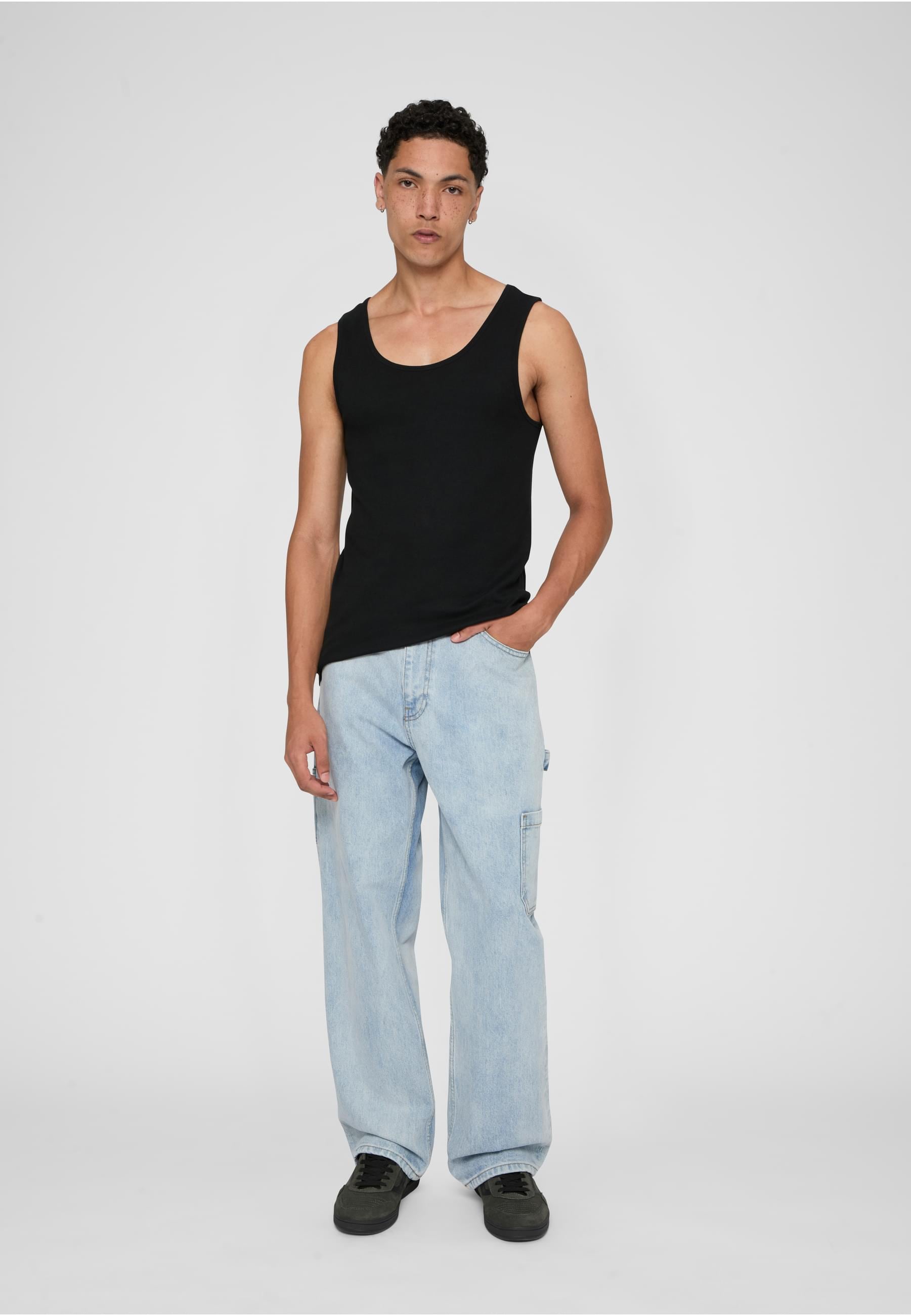 URBAN CLASSICS Shirttop »Urban Classics Herren 2-Pack Seamless Tanktop«, (1 tlg.)
