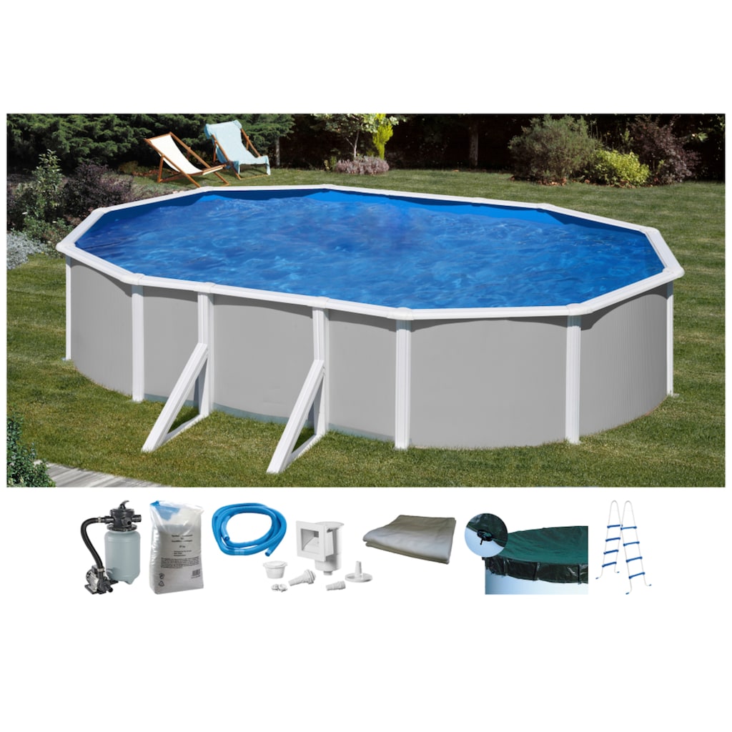 my POOL BWT Ovalpool, (Set), 7-tlg., zum Aufstellen