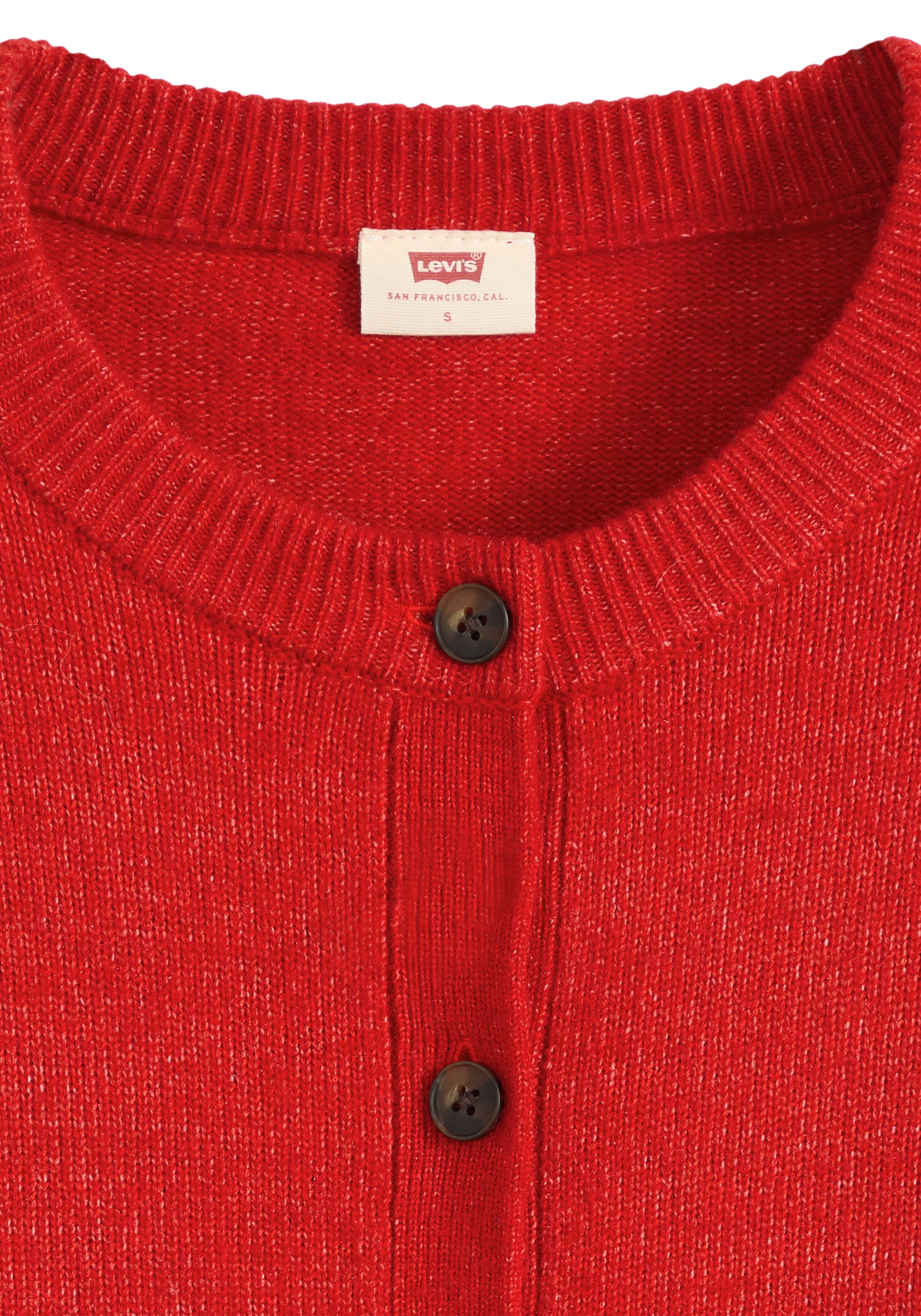 Levi's® Strickjacke »CLAIRE LS CARDIGAN« Taille bedeckend, schmale Passform