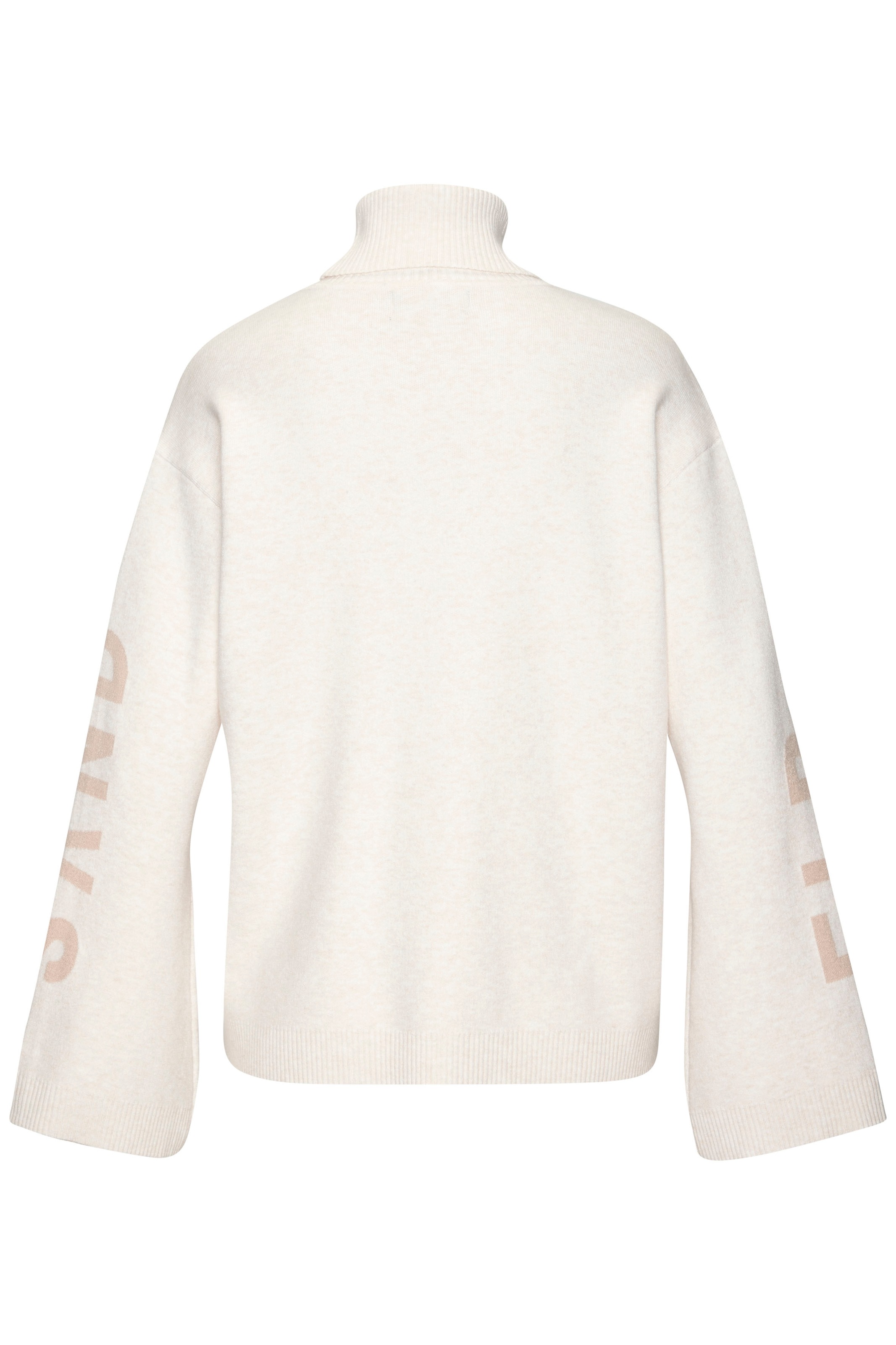 Elbsand Women Turtleneck Sweater White Size 48/50 3