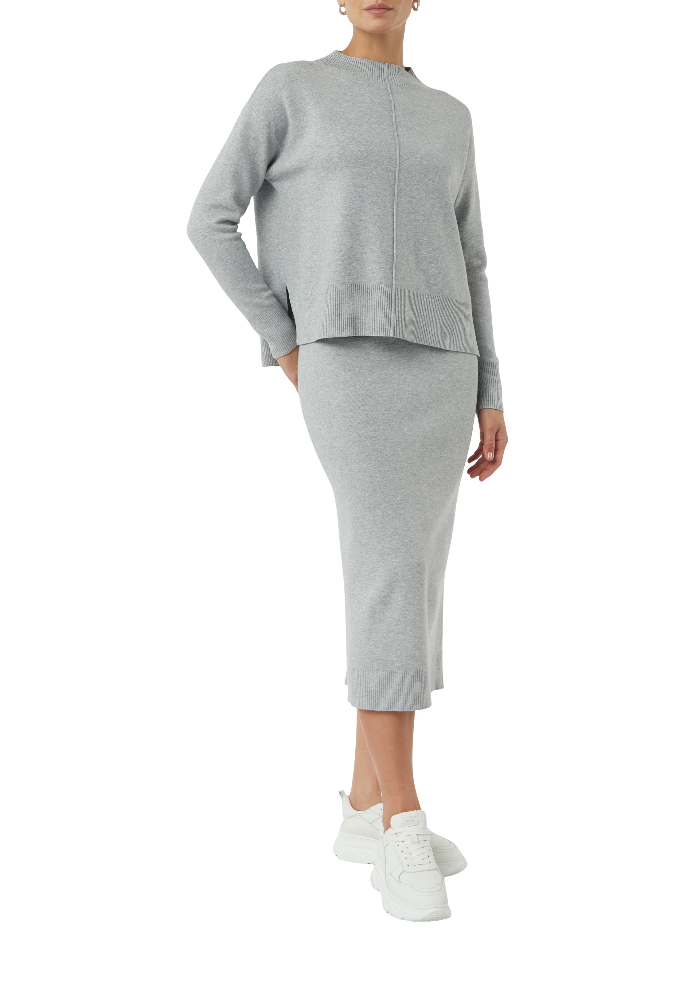 comma casual identity Midirock, aus Feinstrick, schmale Passform günstig online kaufen