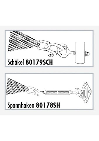 doppler ® Spannschloss Sonnensegel-Spannhaken