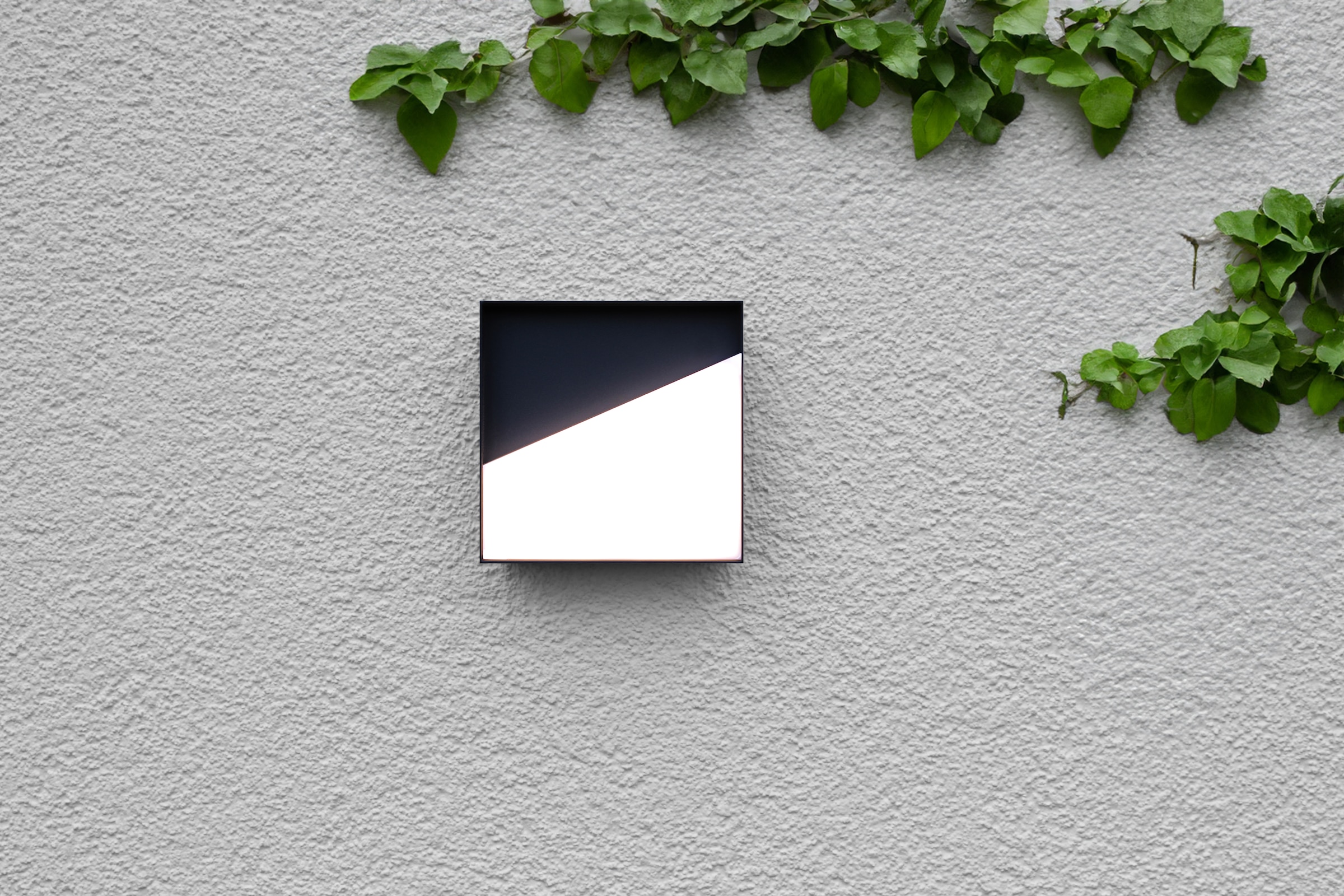 ECO-LIGHT LED Außen-Wandleuchte »LED-Wandleuchte MEG anthrazit«, 1 flammig, Leuchtmittel LED-Board | LED fest integriert, Akku-Licht für Innen & Außen