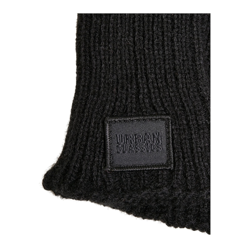 URBAN CLASSICS Baumwollhandschuhe »Unisex Knitted Wool Mix Smart Gloves«