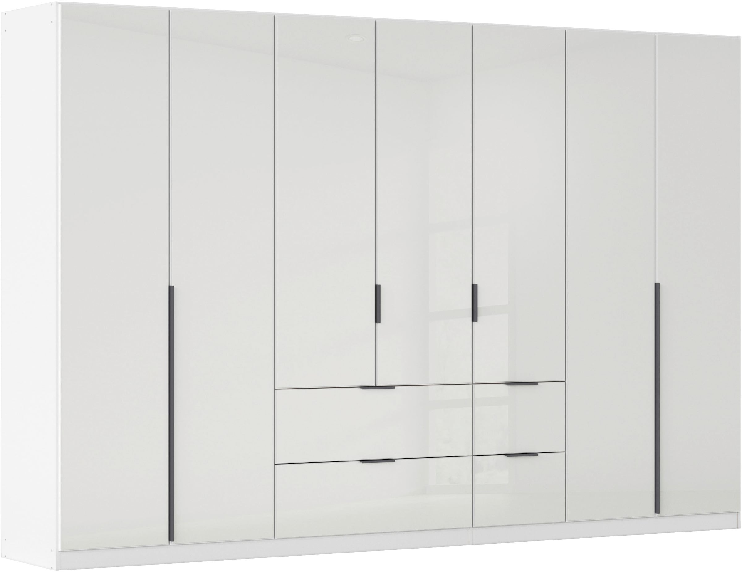 Drehtürenschrank OTTO HOME, B:315cm H:229cm T:54cm, weiß, Holzwerkstoff, Schränke, "Kleiderschrank Kleiderschränke Schrank Garderobe AGORDO mit