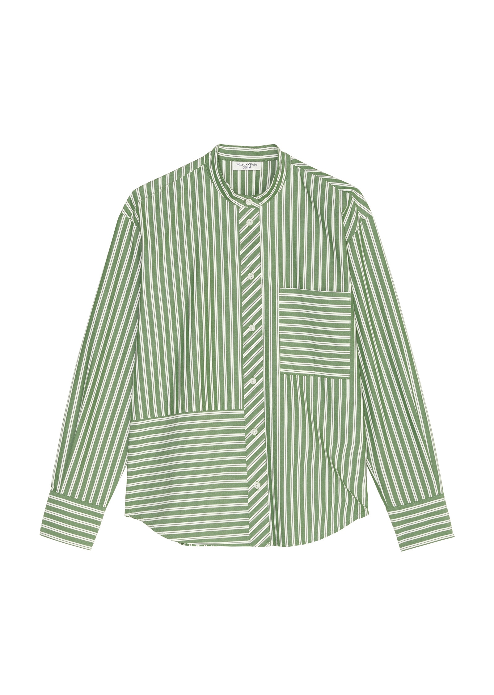 Marc O'Polo DENIM Langarmbluse »aus Papertouch-Popeline«