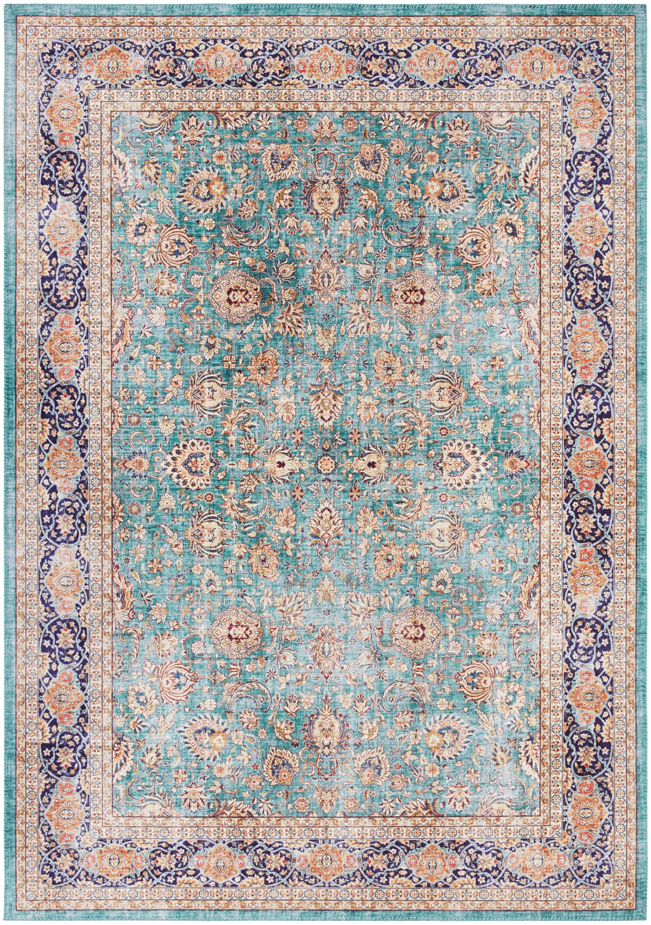 ELLE DECORATION Teppich "Keshan Maschad" rechteckig 5 mm Höhe Orientalisch, günstig online kaufen