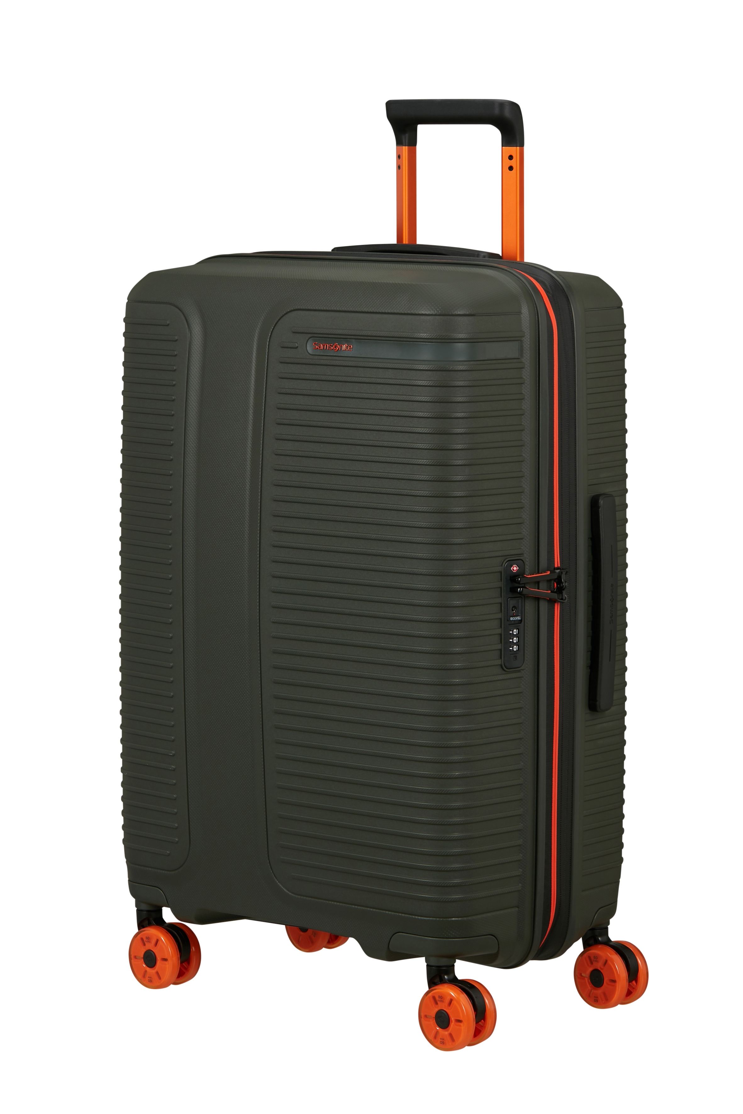 Samsonite Hartschalen-Trolley "PRODIVER" 78 l 4 Rollen mit Teleskopgriff und mehreren Tragegriffen