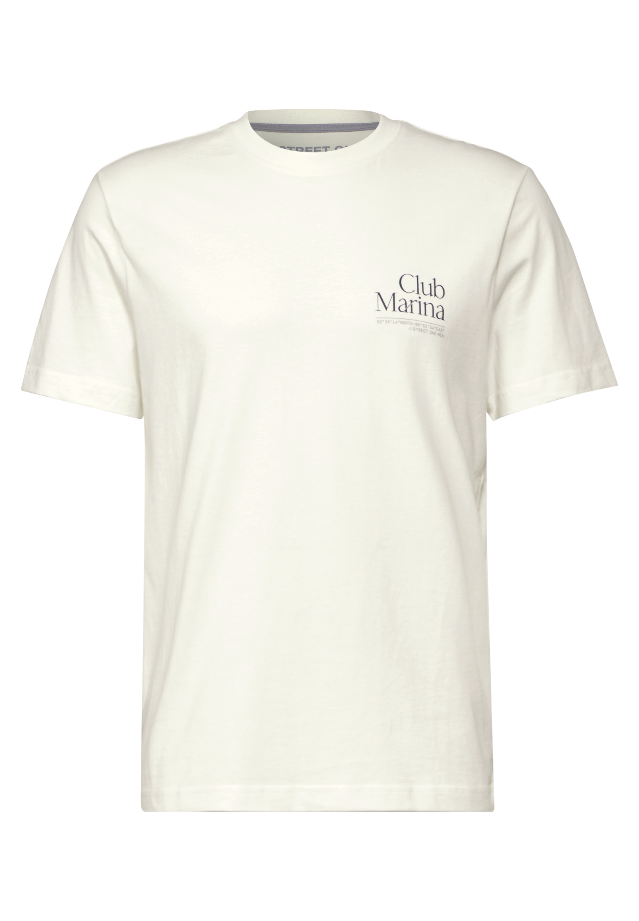 STREET ONE MEN T-Shirt, aus reiner Baumwolle