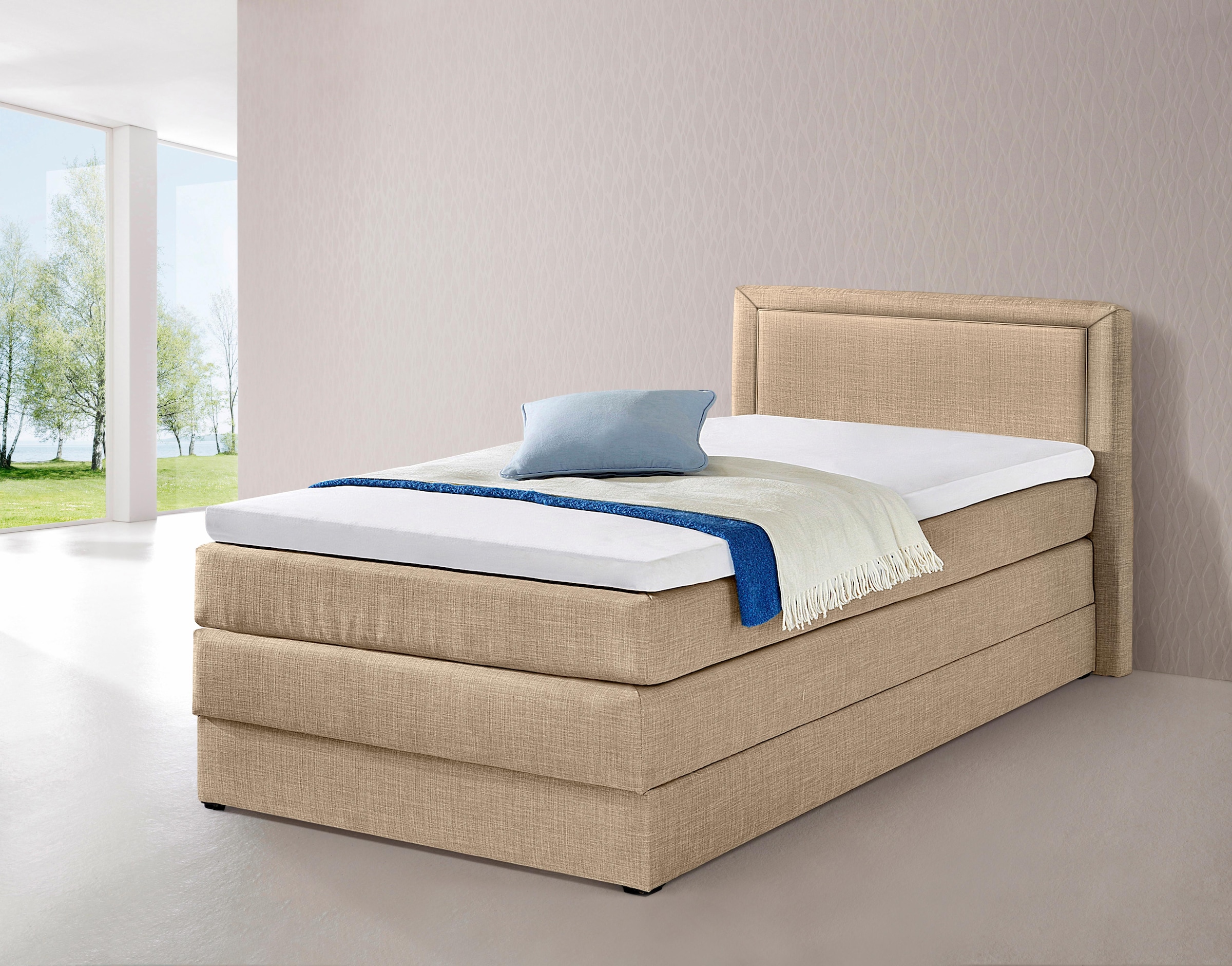 hapo Boxspringbett, mit Bettkasten günstig online kaufen
