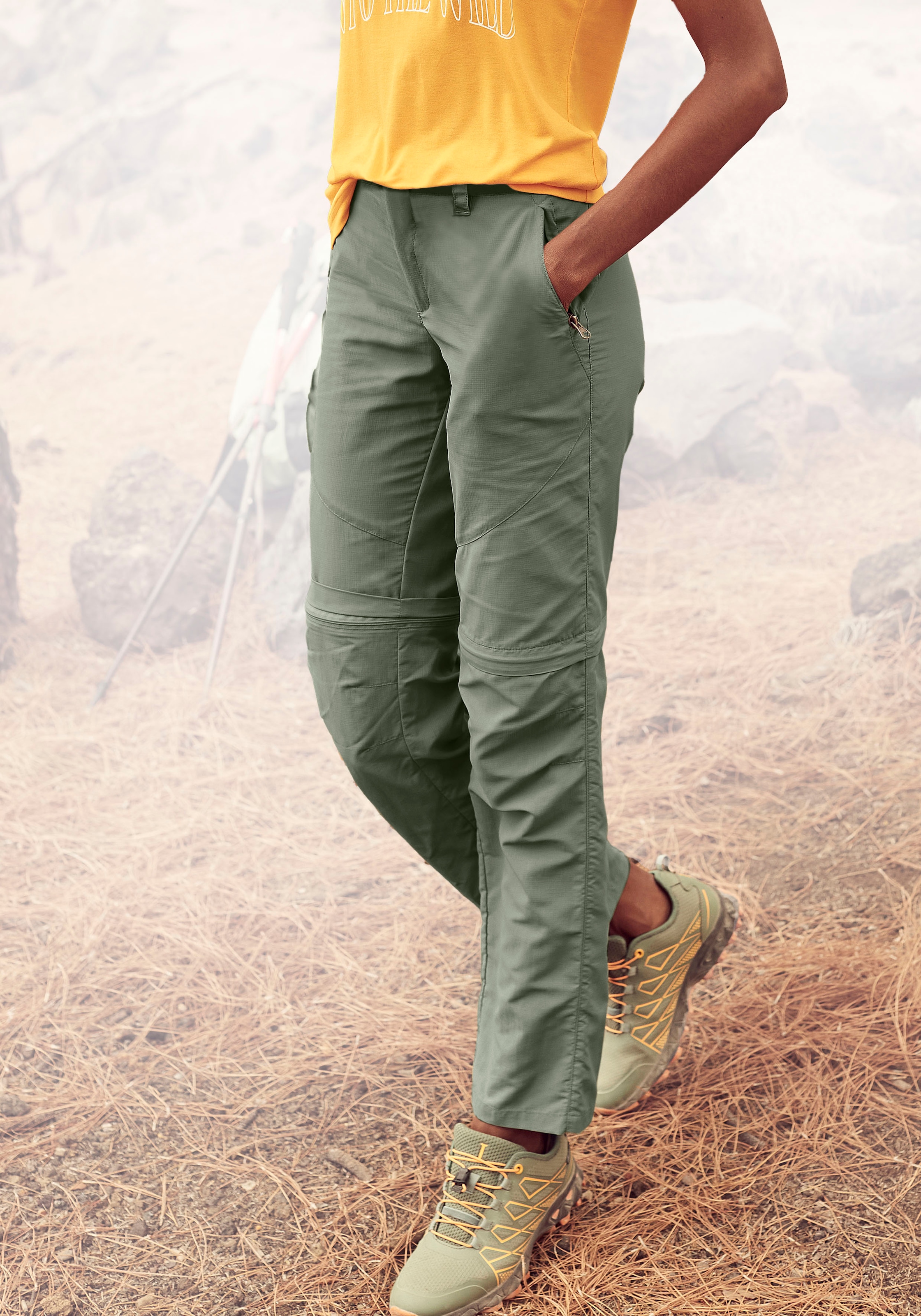 Damenhose Wanderhose Outdoorhose Trekkinghose Senhora Eanes Hose  Outdoor-Hose Wanderhose Zipp-Hose Zipp-off-Hose UPF50+ mückendicht  Fernreisebekleidung Schutz gegen Zeze-Fliegen Safarireise