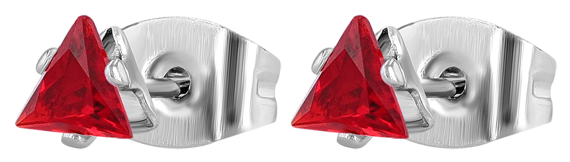 Adelia´s Paar Ohrhänger "Damen Ohrringe – Ohrstecker aus Edelstahl mit Zirk günstig online kaufen