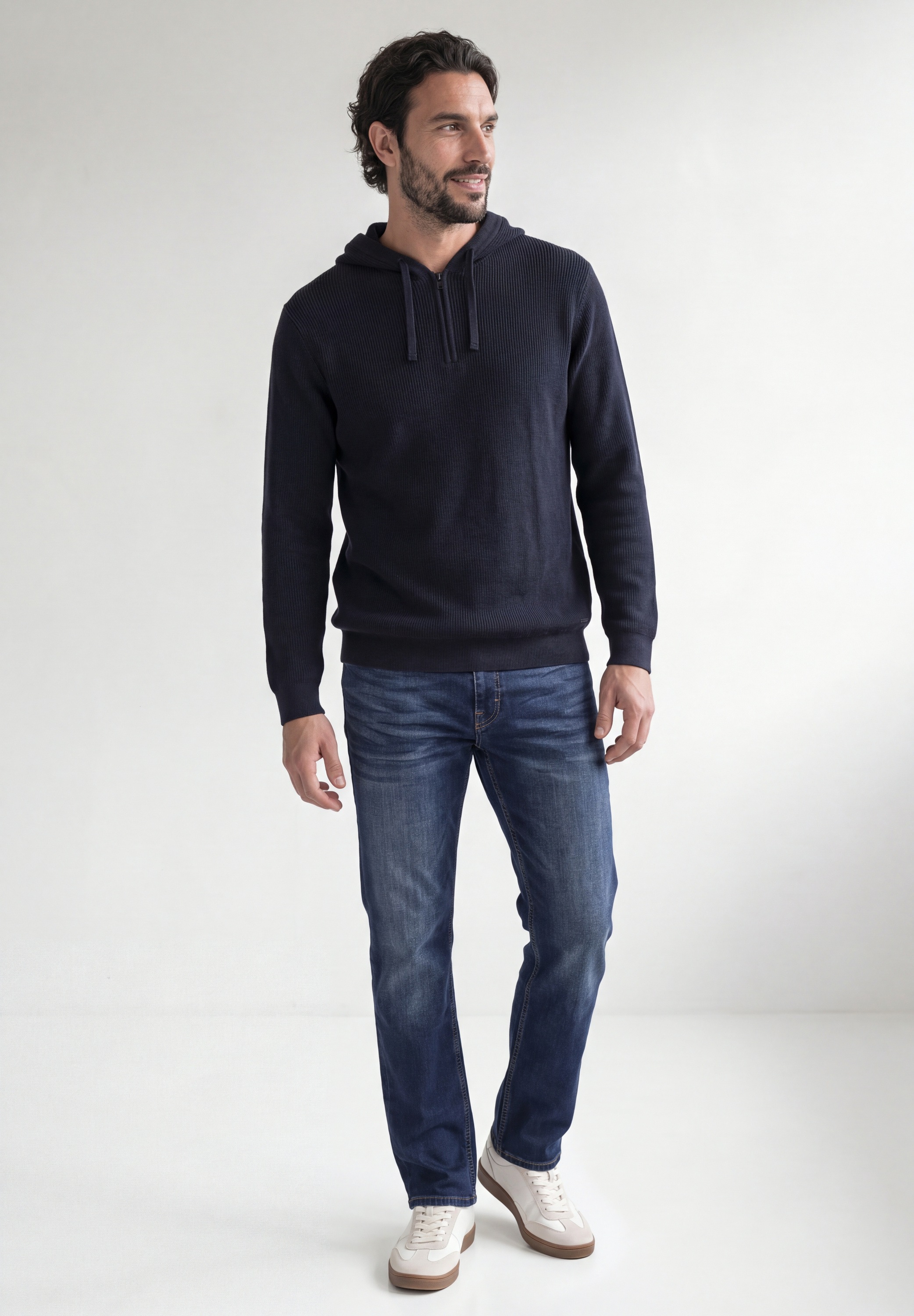 STREET ONE MEN Kapuzenpullover mit Kapuze