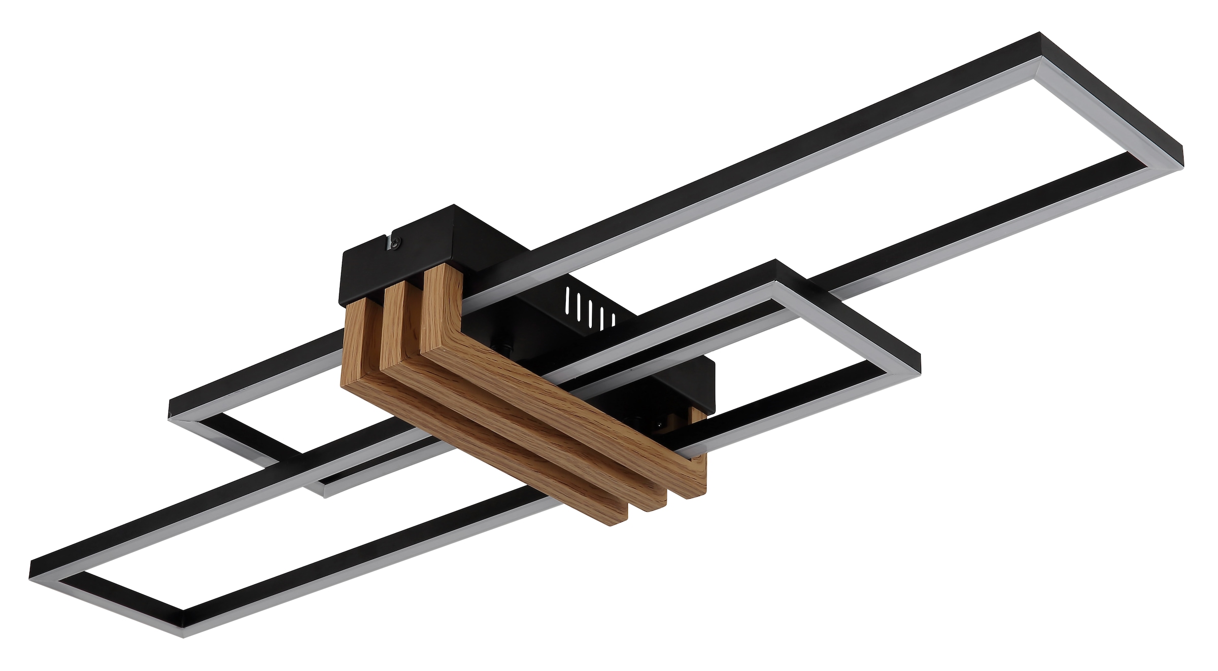 GLOBO LIGHTING Deckenleuchte »DAKARI I« LED-Modul 1 Stk. Warmweiß Deckenlampe Wohnzimmer-Leuchte Schlafzimmer-Leuchte Flur Küche